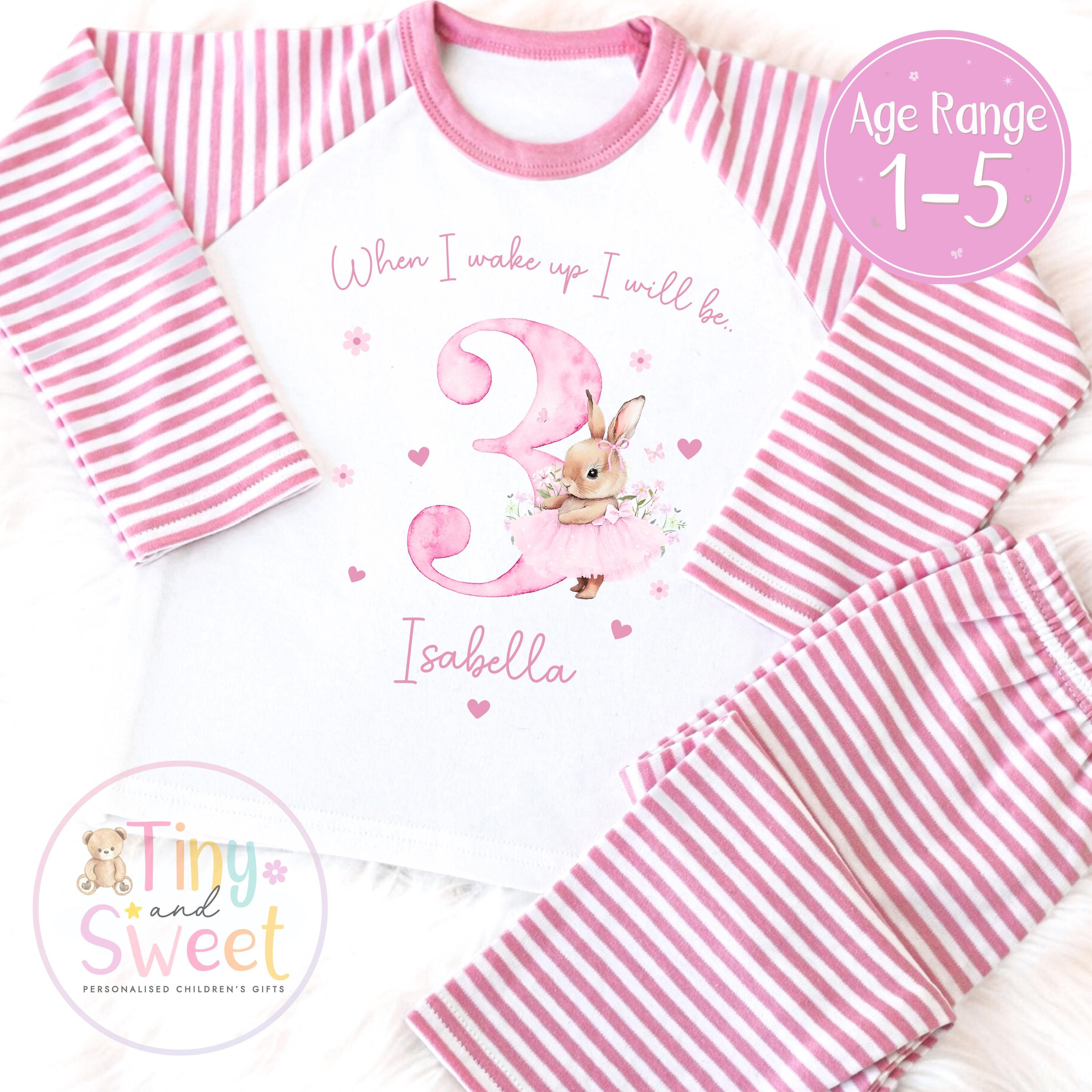 Personalised Toddler Baby Pyjamas, When i wake up i&