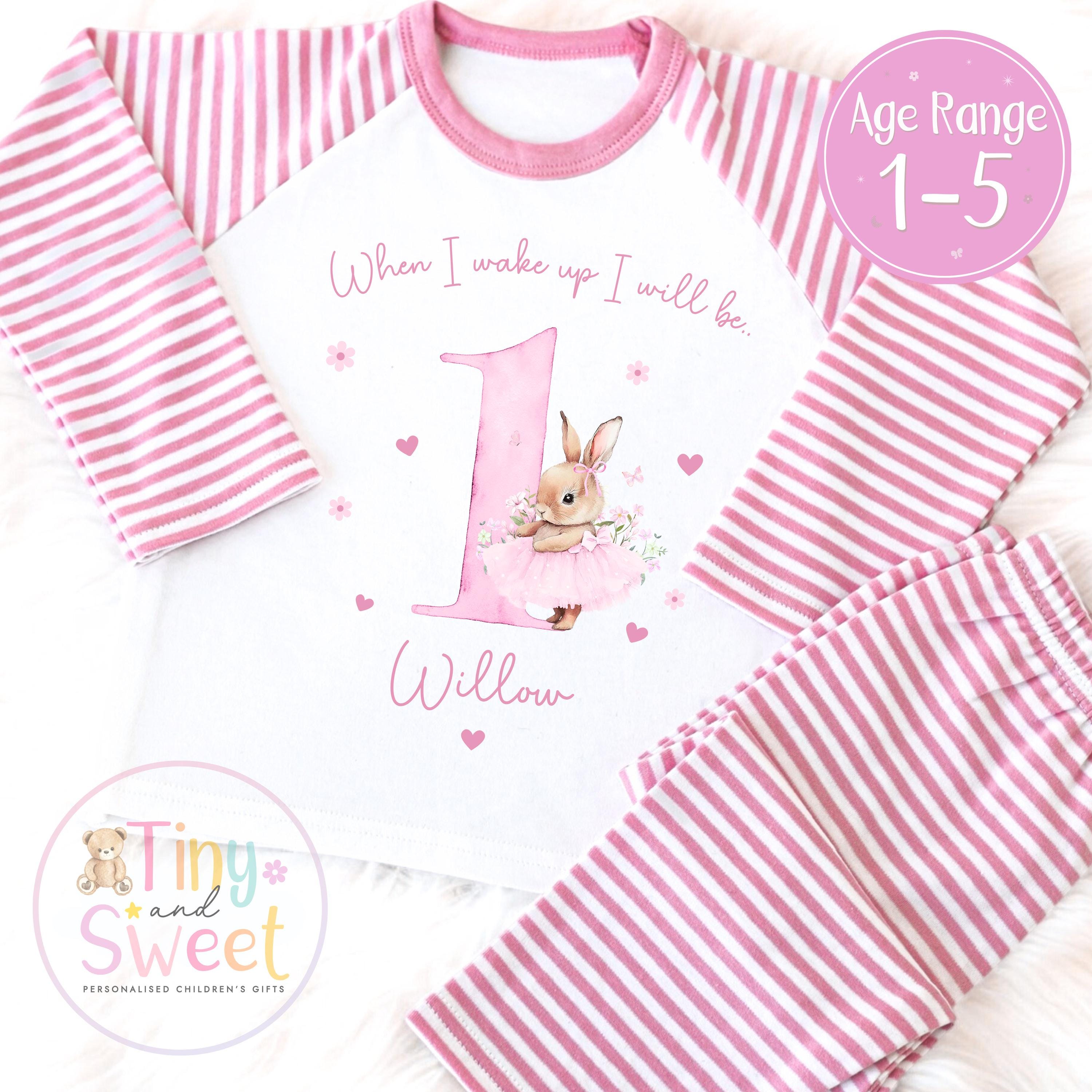 Personalised Toddler Baby Pyjamas, When i wake up i&