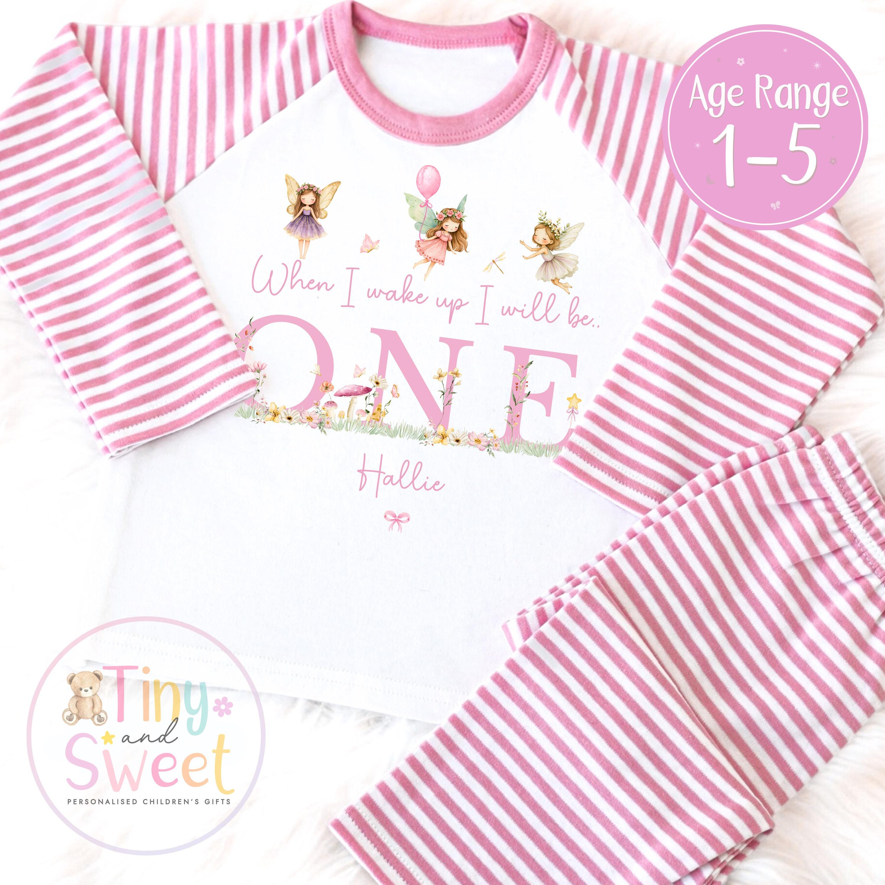 Personalised Toddler Baby Pyjamas, When i wake up i&