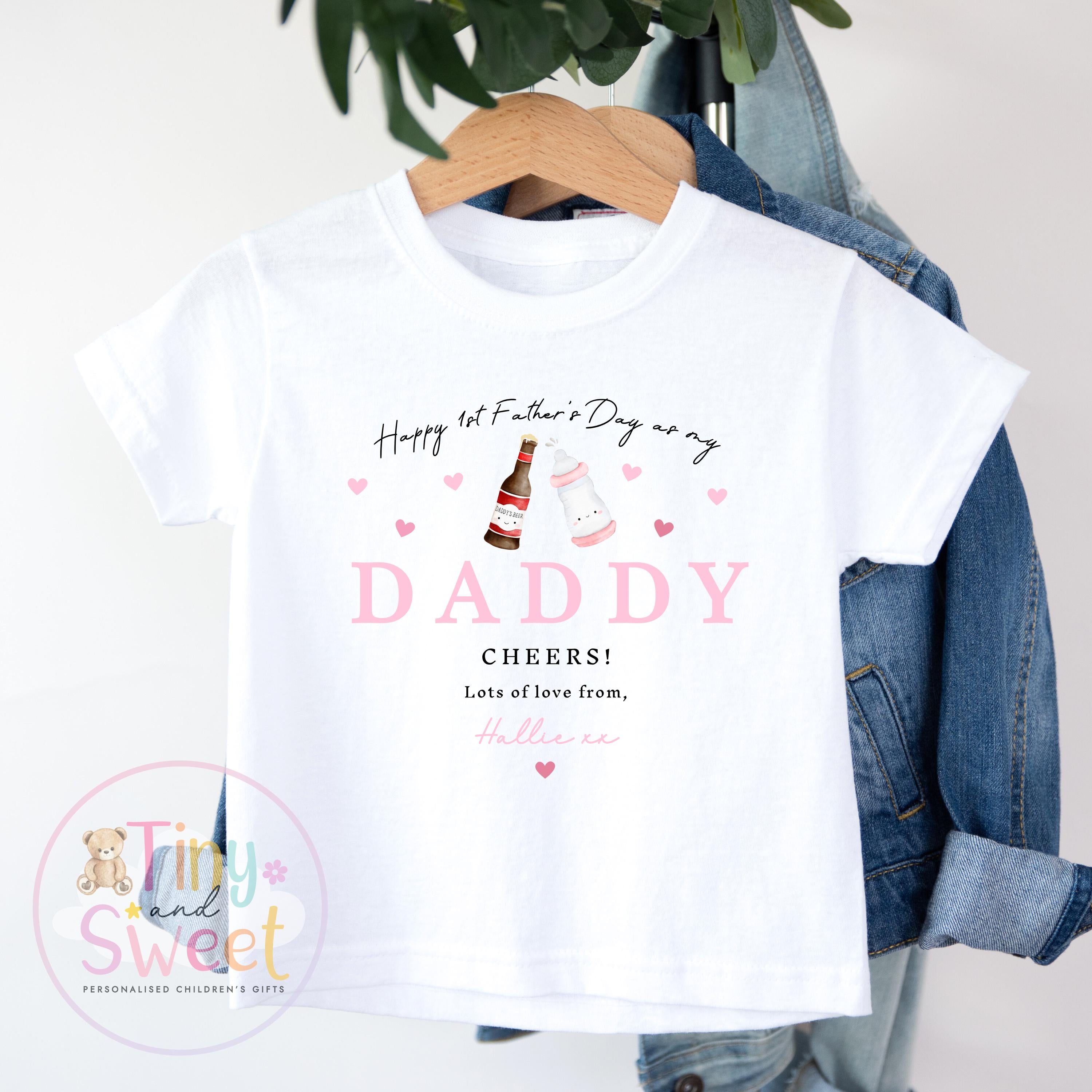 Fathers Day Sleepsuit, 1st Fathers Day As My Daddy, New Dad Gift, Fathers Day, 1st Fathers Day Babygrow, Sleepsuit Babygrow Bodysuit, Dad