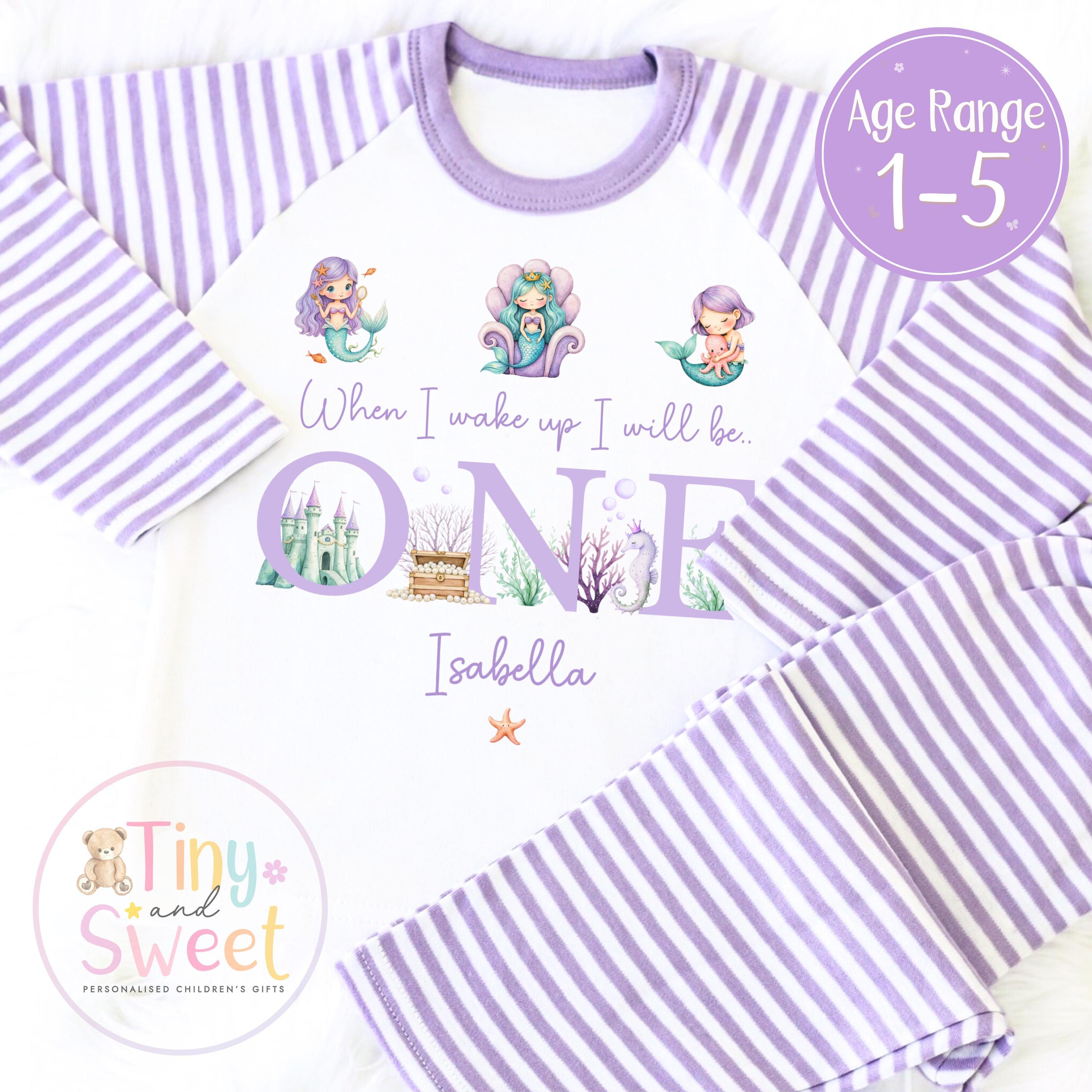 Personalised Toddler Baby Pyjamas, When i wake up i&