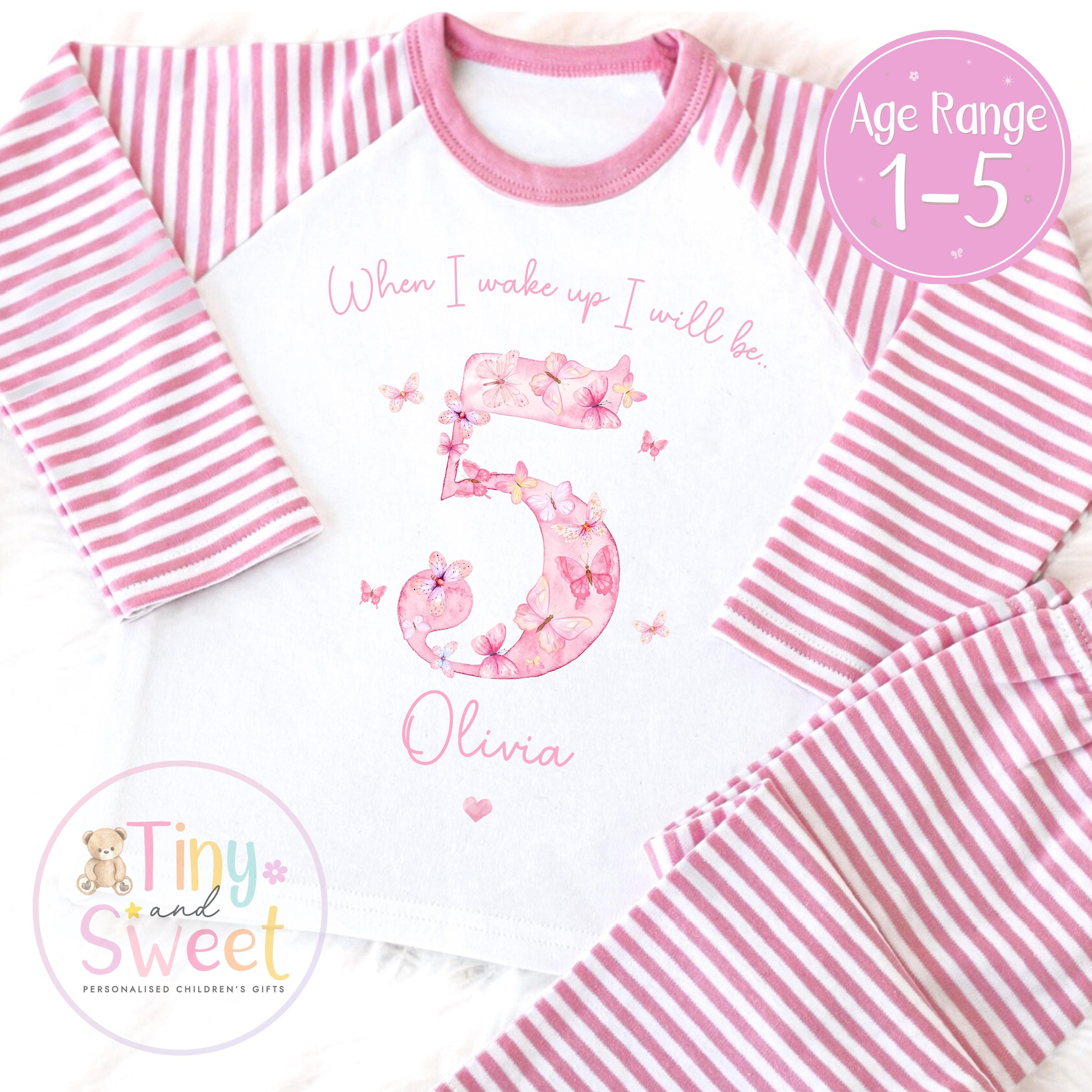 Personalised Toddler Baby Pyjamas, When i wake up i&
