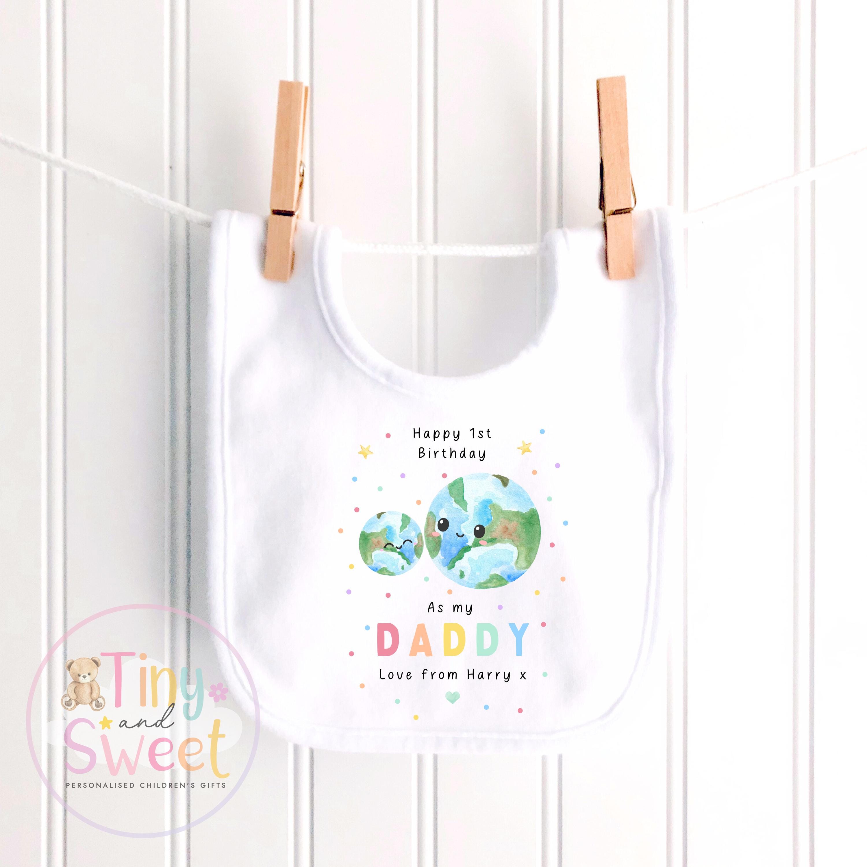 Happy Birthday Daddy, 1st Birthday as My Daddy, New Dad Gift, Dad Birthday, Daddy Birthday, Sleepsuit Babygrow Bodysuit Dad Birthday