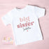 Big Sister TShirt, Big Sister, Pastel Big Sister T Shirt, Big Sister Top, Big Sister Gift, Pregnancy Announcement, Little Sister T Shirt