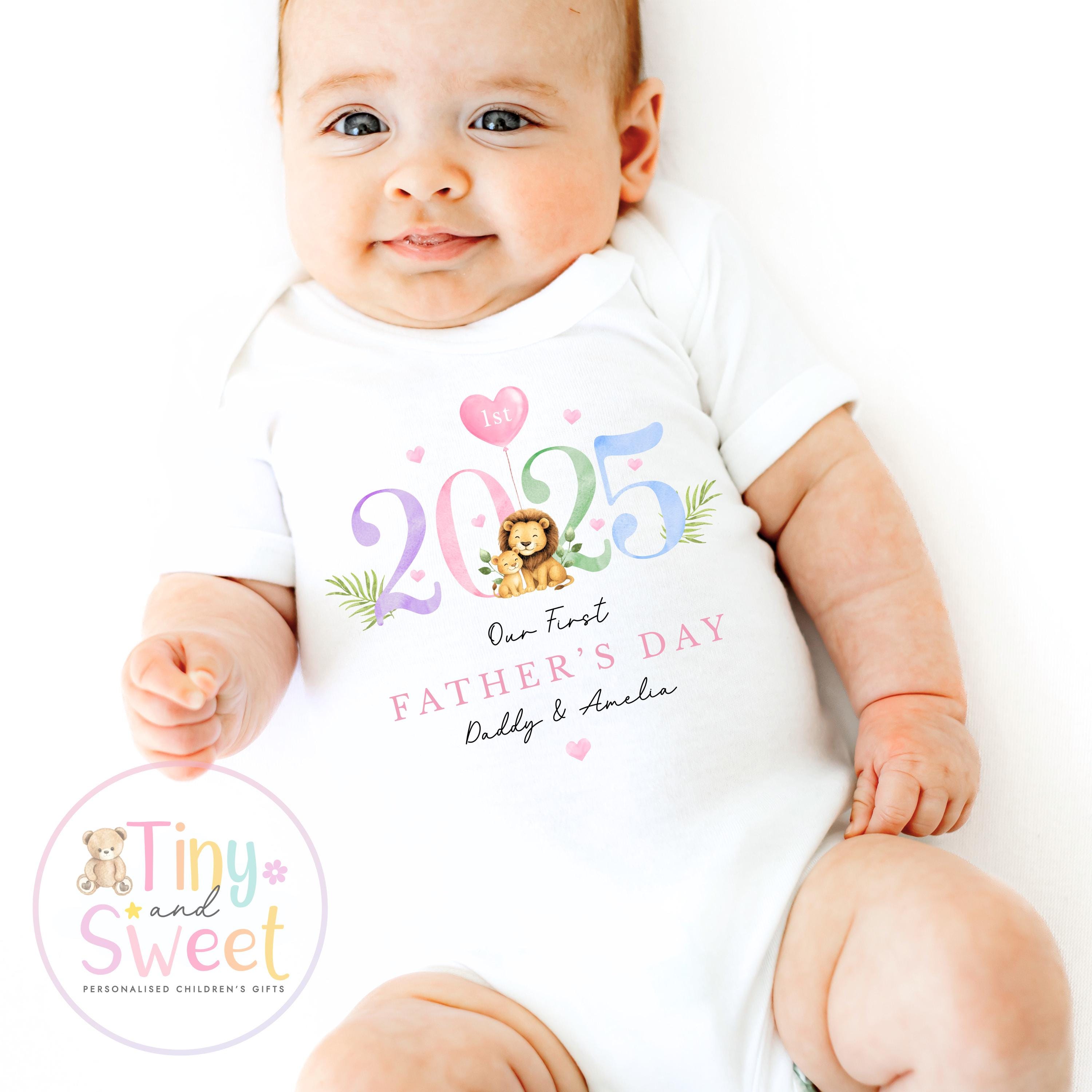 Fathers Day Sleepsuit, 1st Fathers Day As My Daddy, New Dad Gift, Fathers Day, 1st Fathers Day Babygrow, Sleepsuit Babygrow Bodysuit, Dad