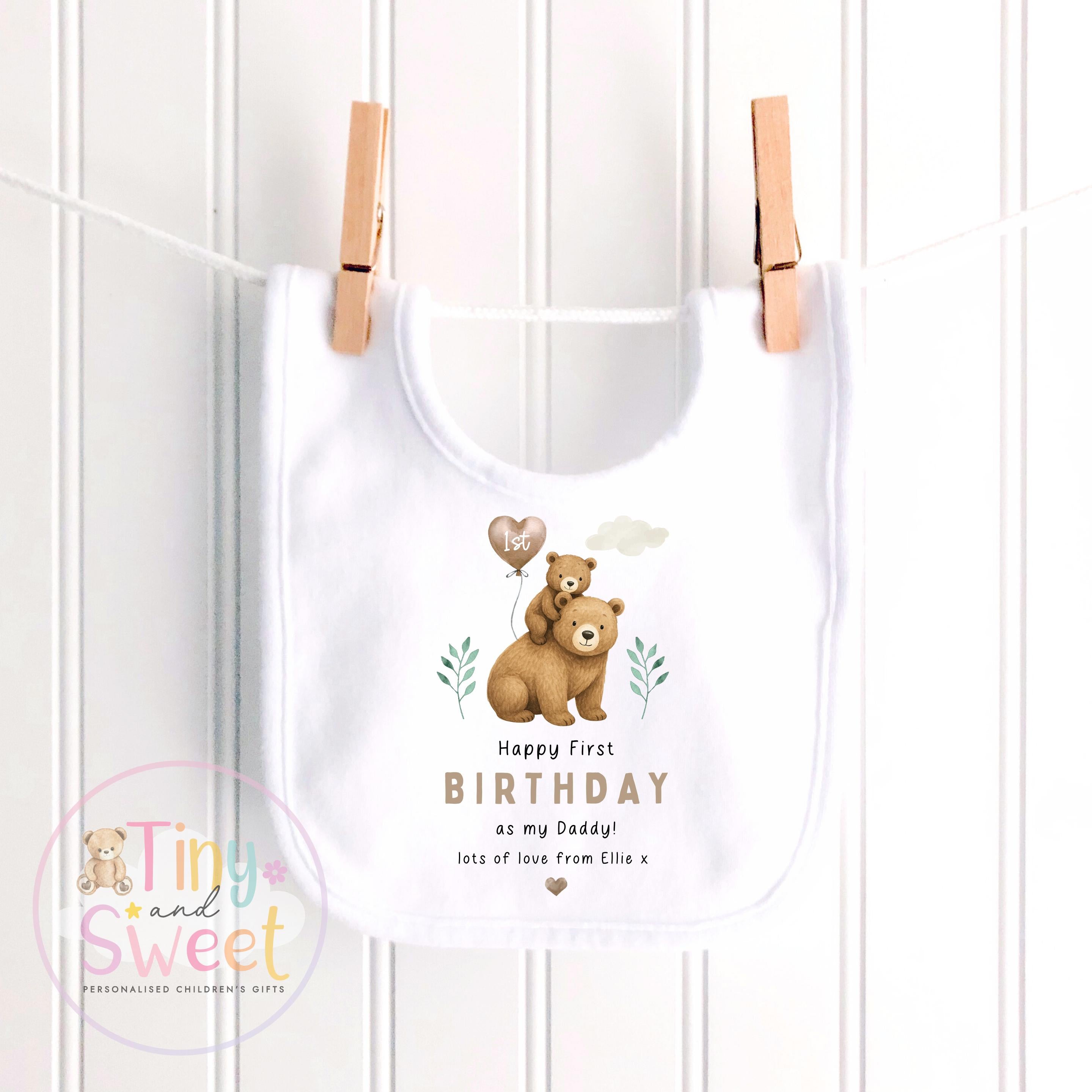 Happy Birthday Daddy, 1st Birthday as My Daddy, Cheers, New Dad Gift, Dad Birthday, Daddy Birthday, Sleepsuit Babygrow Bodysuit Dad Birthday