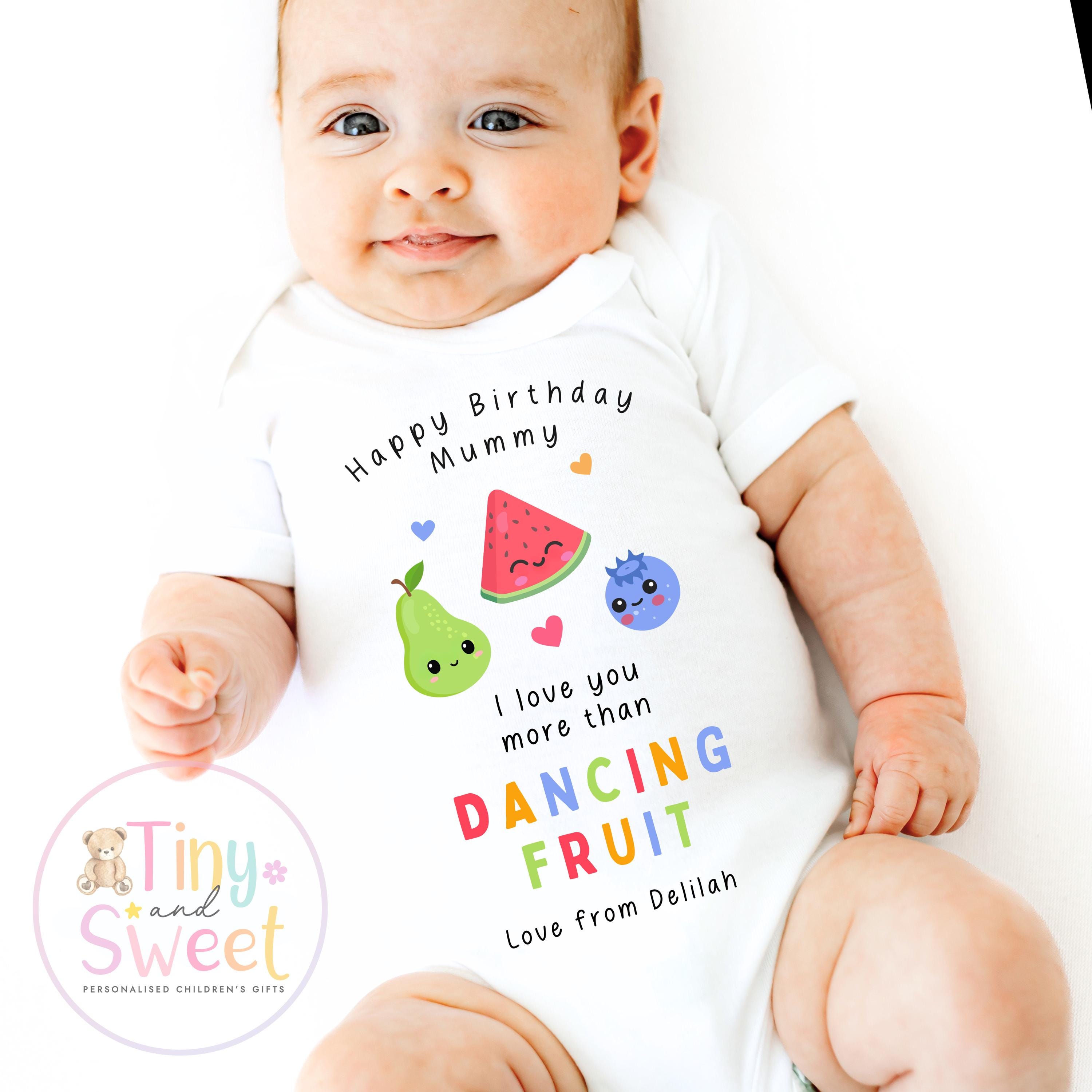 Happy Birthday Mummy, 1st Birthday as My Mummy, New Mum Gift, Mum Birthday, Mummy Birthday, Sleepsuit Babygrow Bodysuit Mum Birthday