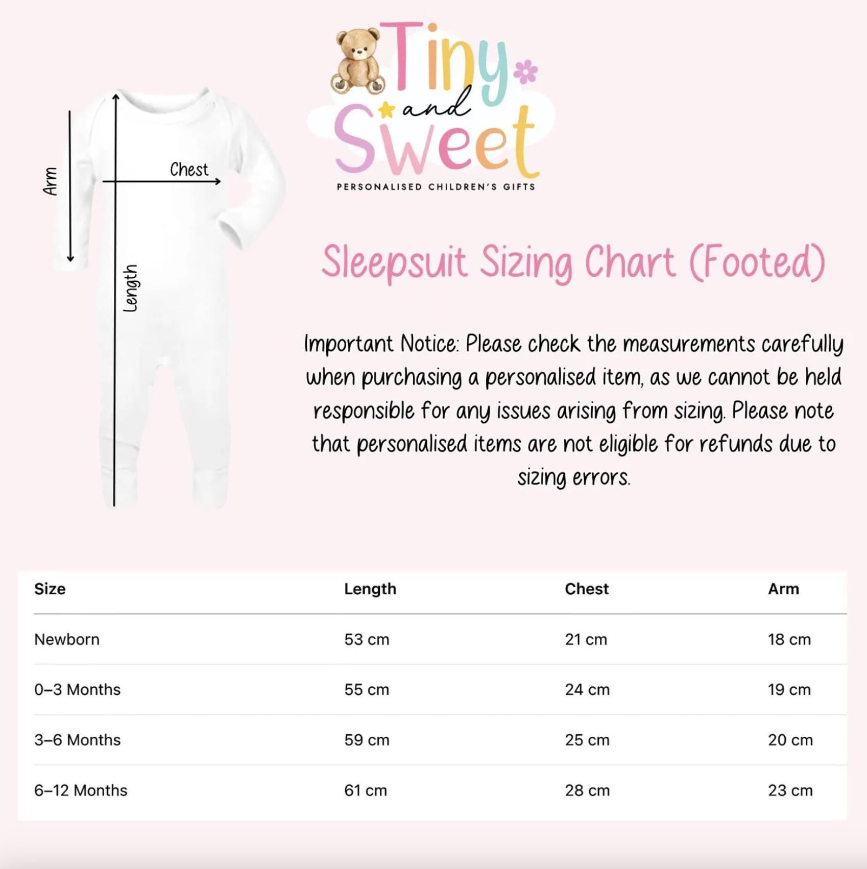 Personalised My First Halloween Sleepsuit – First Halloween –Baby’s 1st Halloween Outfit with Name – Custom Baby Grow – Halloween Baby Gift