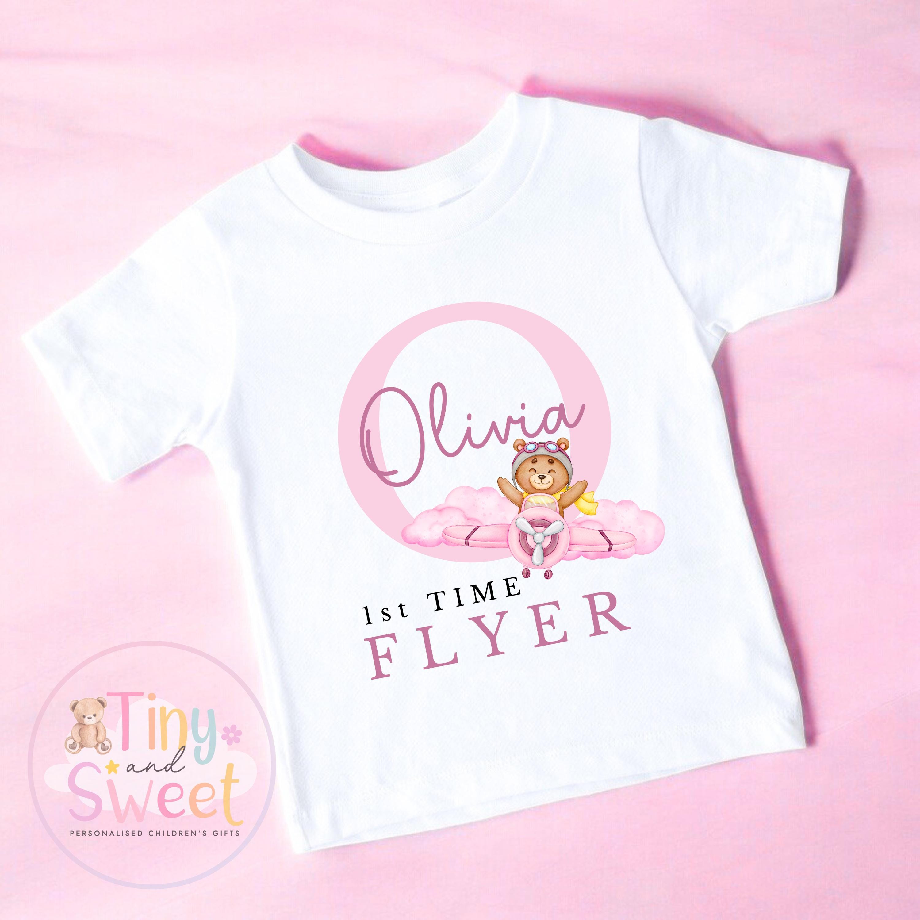 Personalised First Time Flyer T Shirt