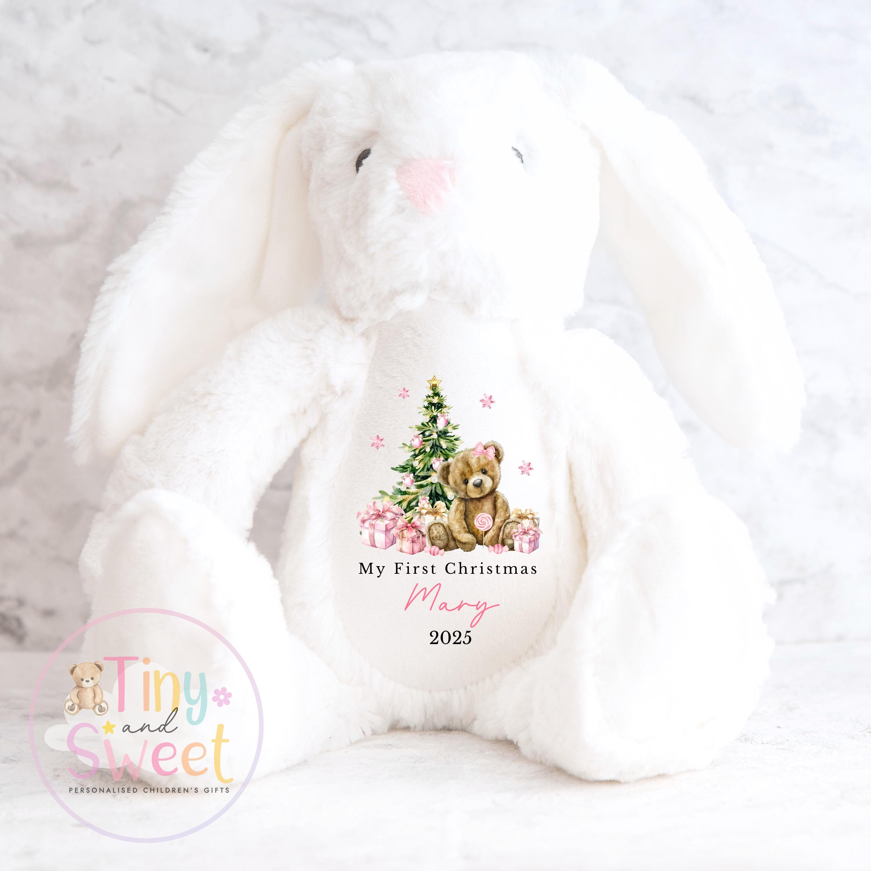 Personalised Christmas Teddy, Personalised Christmas Toy, 1st Christmas, 1st Christmas Toy, Christmas Plush, Christmas Teddy, Christmas Gift