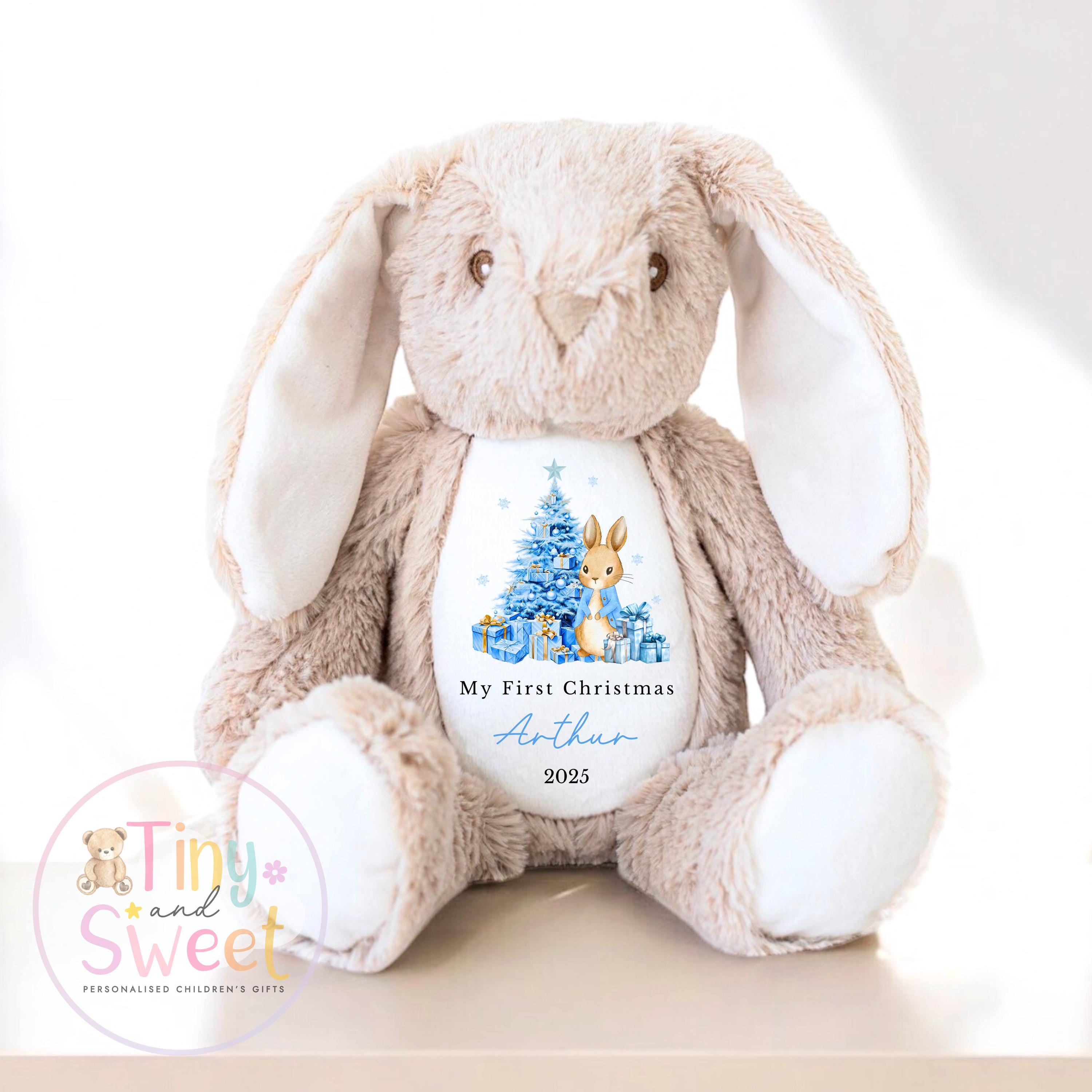 Personalised Christmas Teddy, Personalised Christmas Toy, 1st Christmas, 1st Christmas Toy, Christmas Plush, Christmas Teddy, Christmas Gift