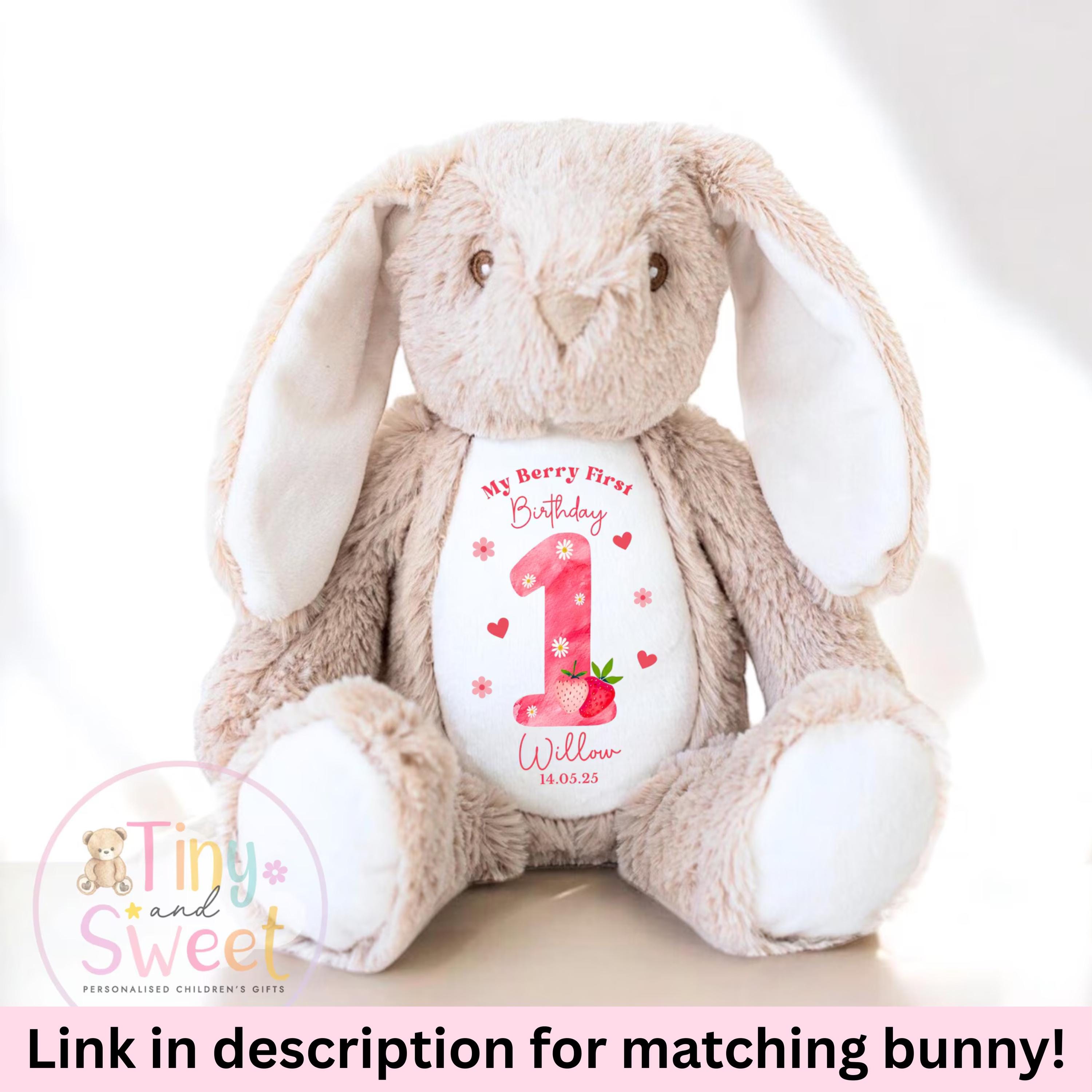 Personalised Birthday Pyjamas - Pink & Strawberries