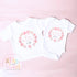 Big Sister & Little Sister Matching Outfits, Big Sister Reveal outfit, Announcement Gift for Siblings and Family, Pink Flower Sister Tee