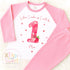 Personalised Birthday Pyjamas - Pink & Strawberries