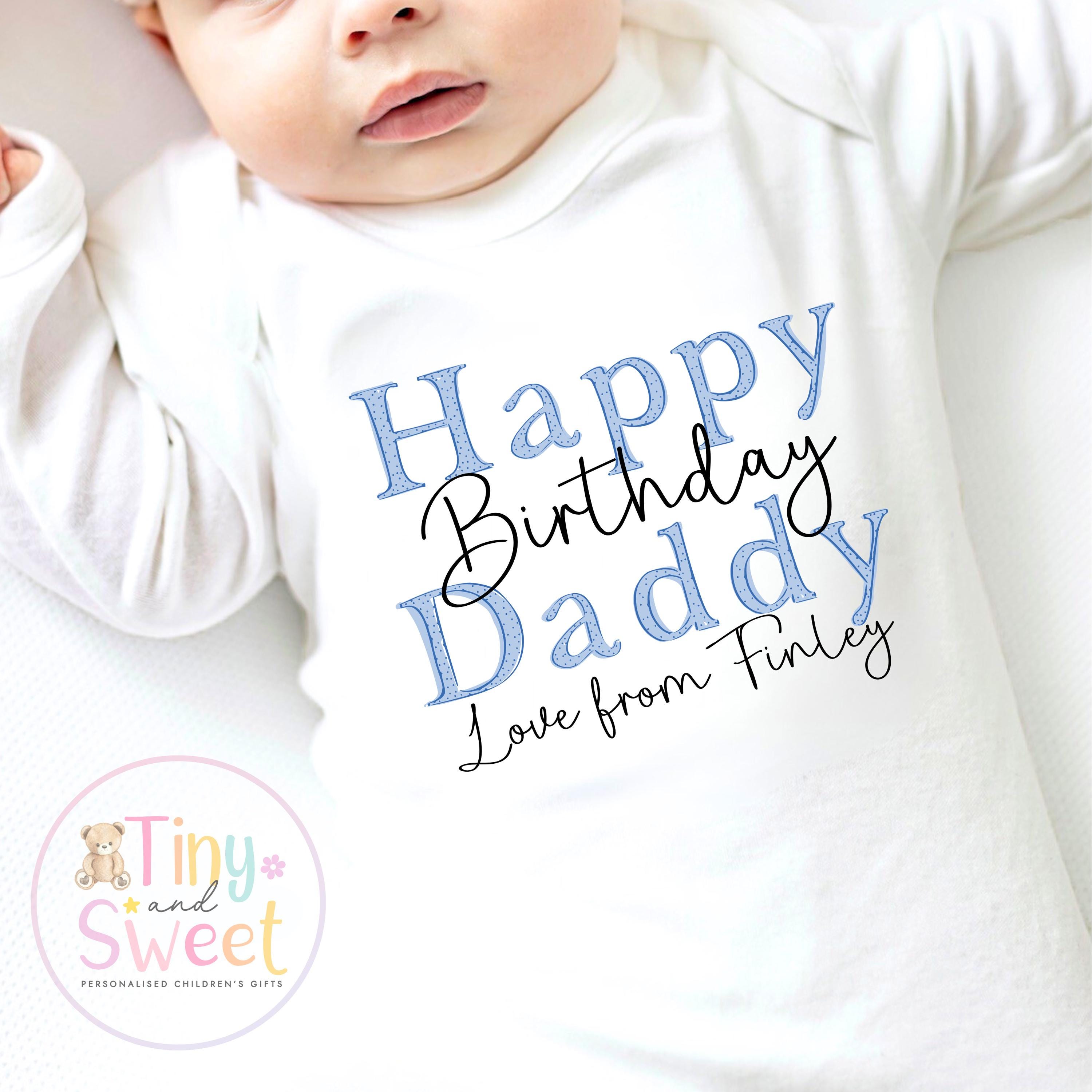 Happy Birthday Daddy T Shirt, Daddy birthday Gift, New Dad Gift, Daddys birthday, 1st birthday as my daddy, Toddler Daddy Birthday Tee