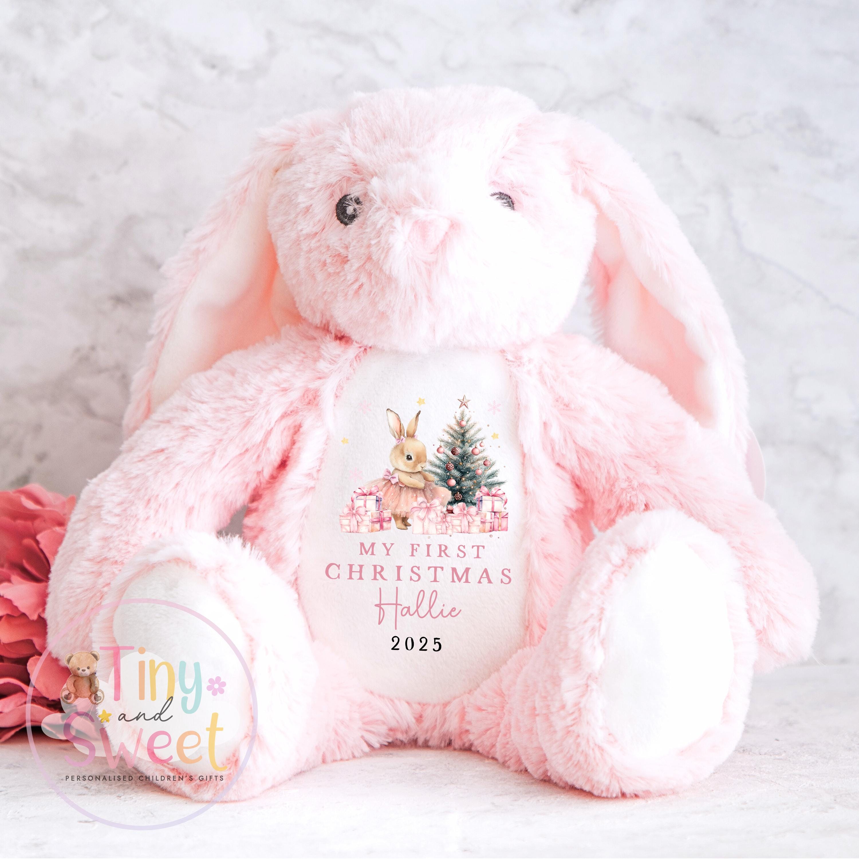 Personalised Christmas Teddy, Personalised Christmas Toy, 1st Christmas, 1st Christmas Toy, Christmas Plush, Christmas Teddy, Christmas Gift