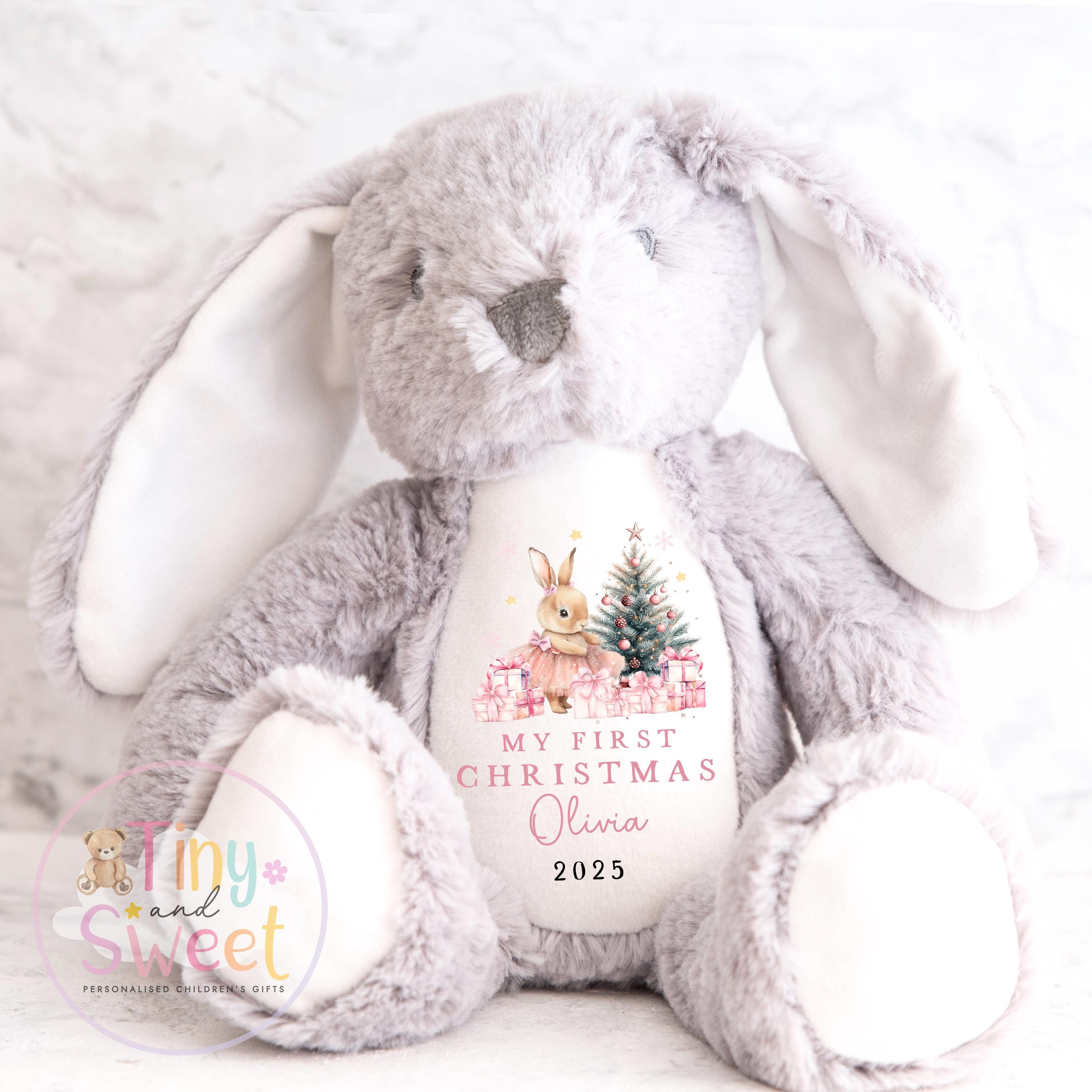 Personalised Christmas Teddy, Personalised Christmas Toy, 1st Christmas, 1st Christmas Toy, Christmas Plush, Christmas Teddy, Christmas Gift