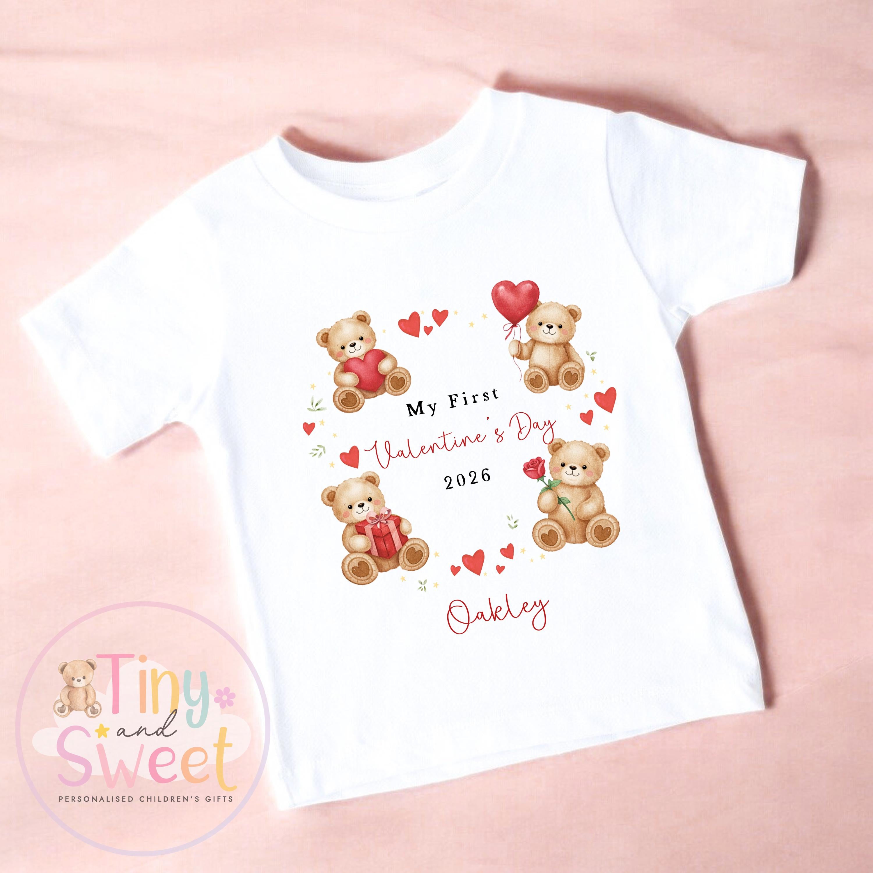My First Valentines Day babygrow, 1st valentines day sleepsuit, 1st Valentines, New Baby Gift, Daddy Mummy Valentines