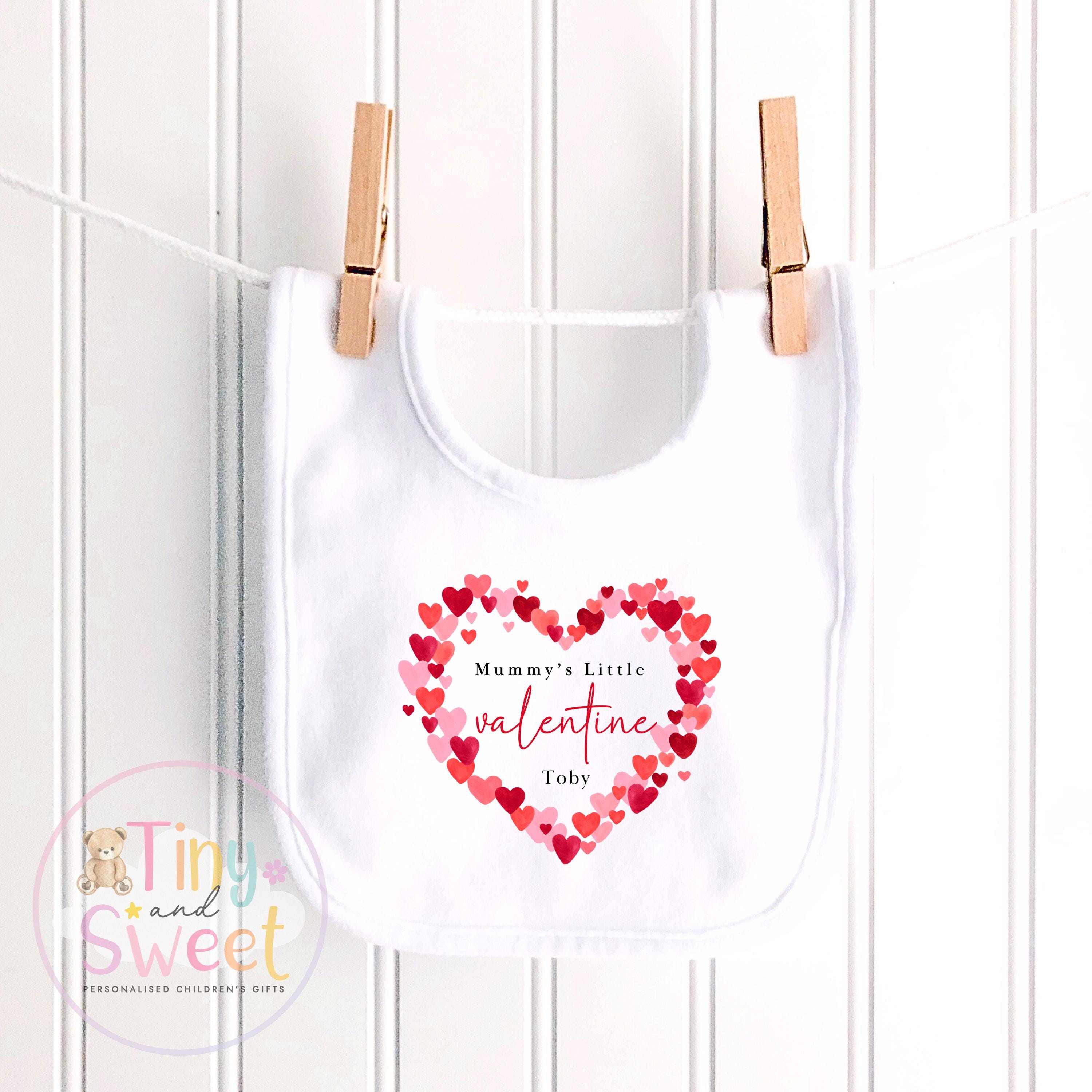 Valentines Day babygrow, 1st valentines day sleepsuit, 1st Valentines as My Daddy, New Dad Gift, Daddy Valentines