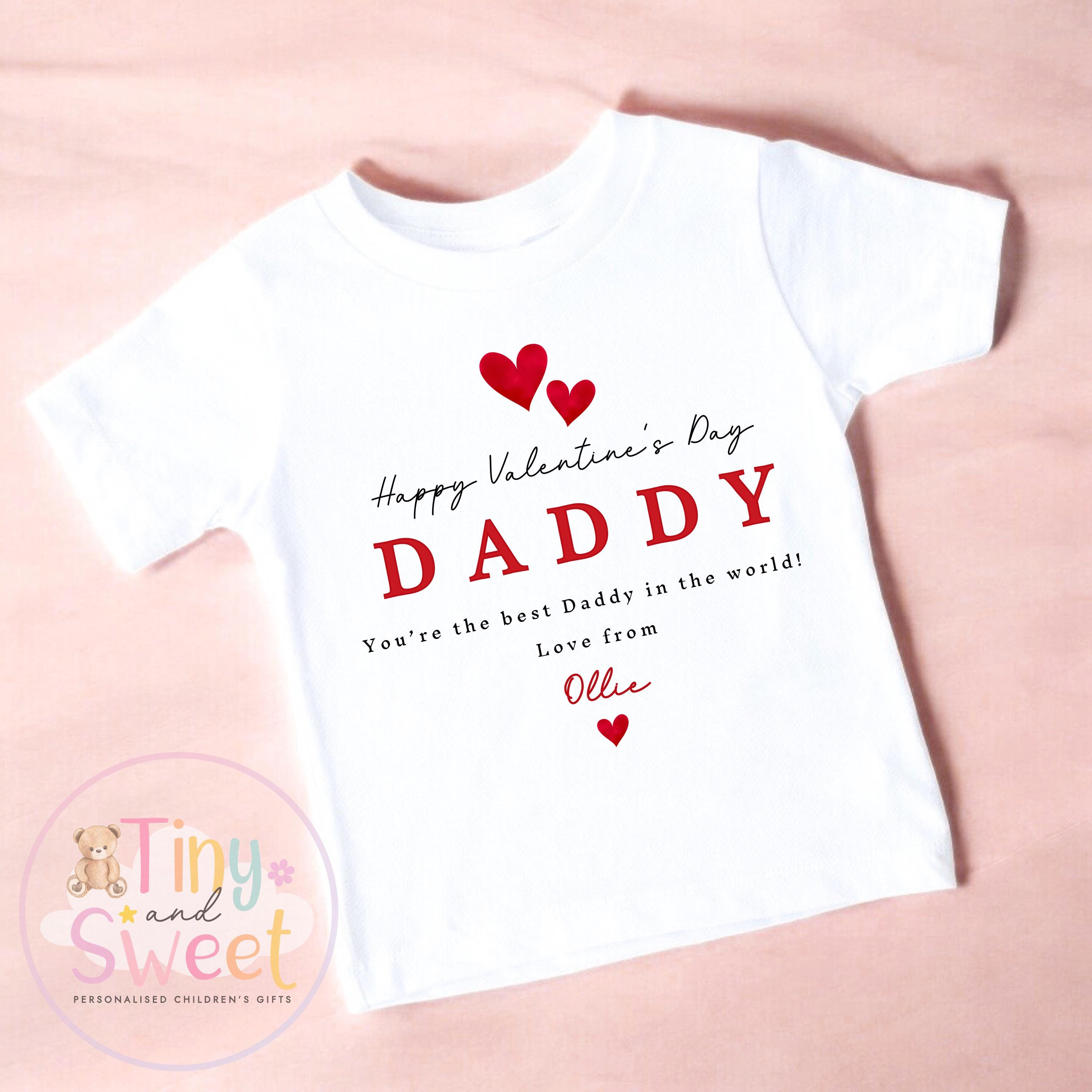 Valentines Day babygrow, 1st valentines day sleepsuit, 1st Valentines, New Baby Gift, Daddy Mummy Valentines