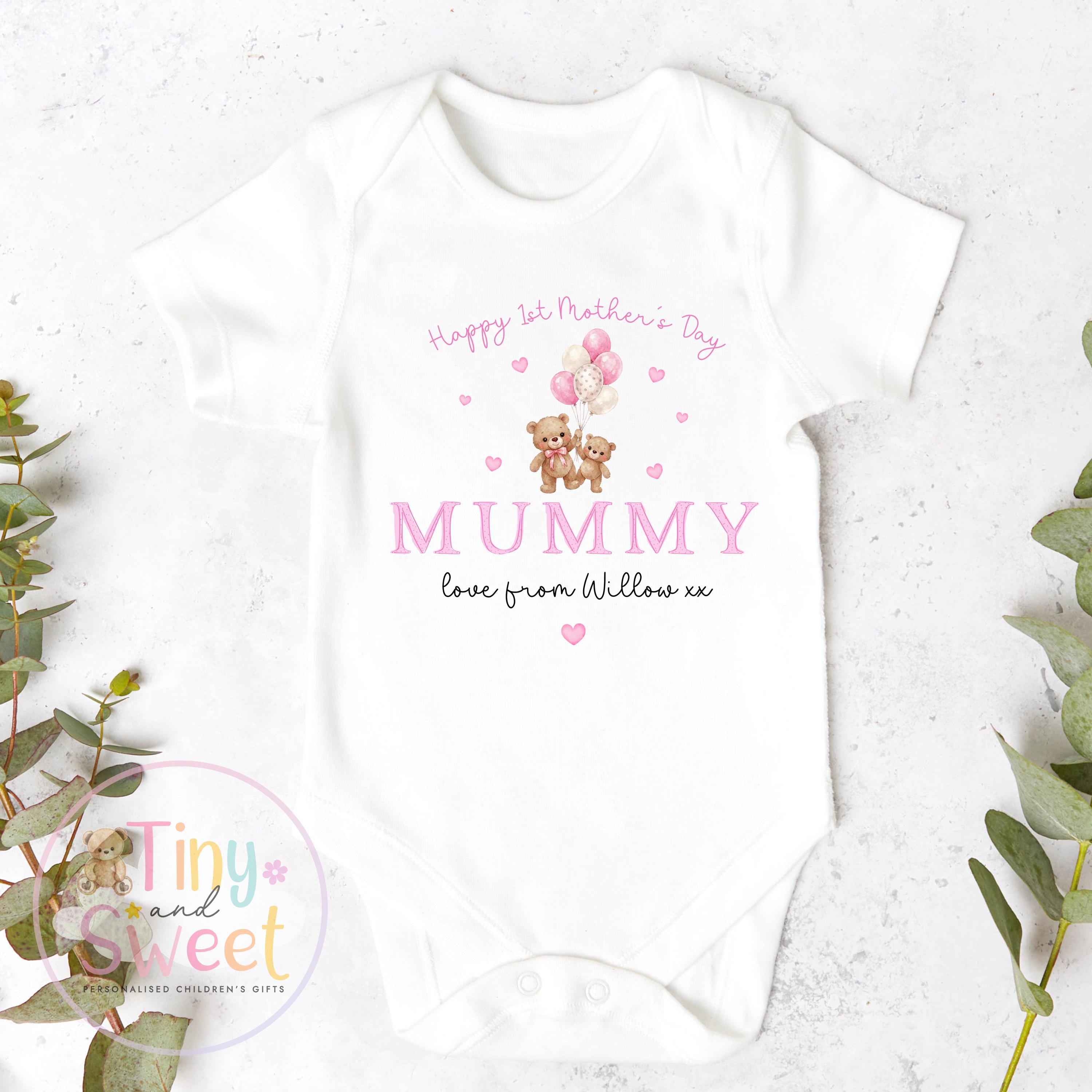 Mothers Day T Shirt, Mothers Day Babygrow, 1st Mothers Day as My Mummy, New Mum Gift, Mothers Day, Mum, Sleepsuit Babygrow Bodysuit