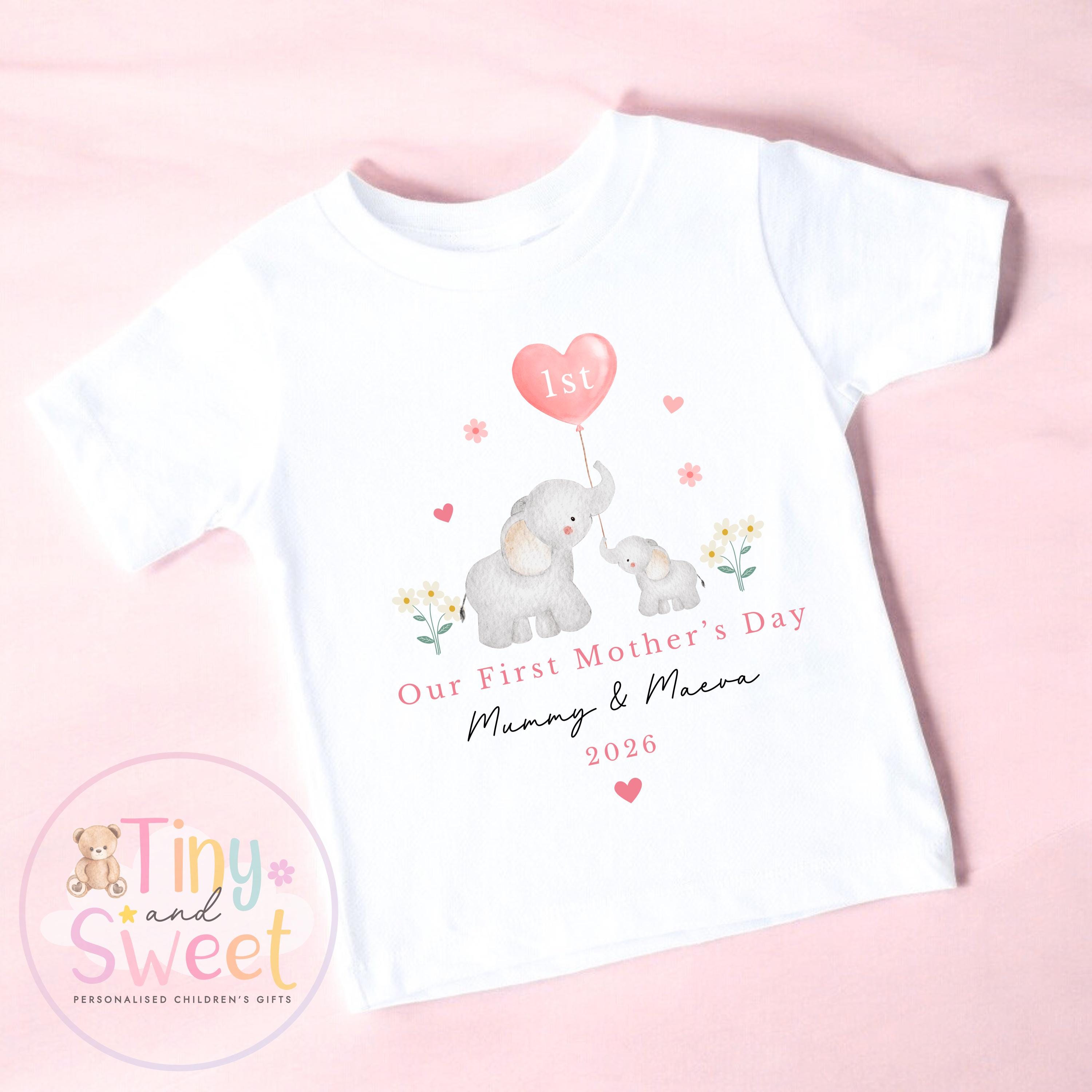 Mothers Day Sleepsuit, 1st Mothers Day as My Mummy, New Mum Gift, Mothers Day, Mum, Sleepsuit Babygrow Bodysuit Mommy Babybgrow