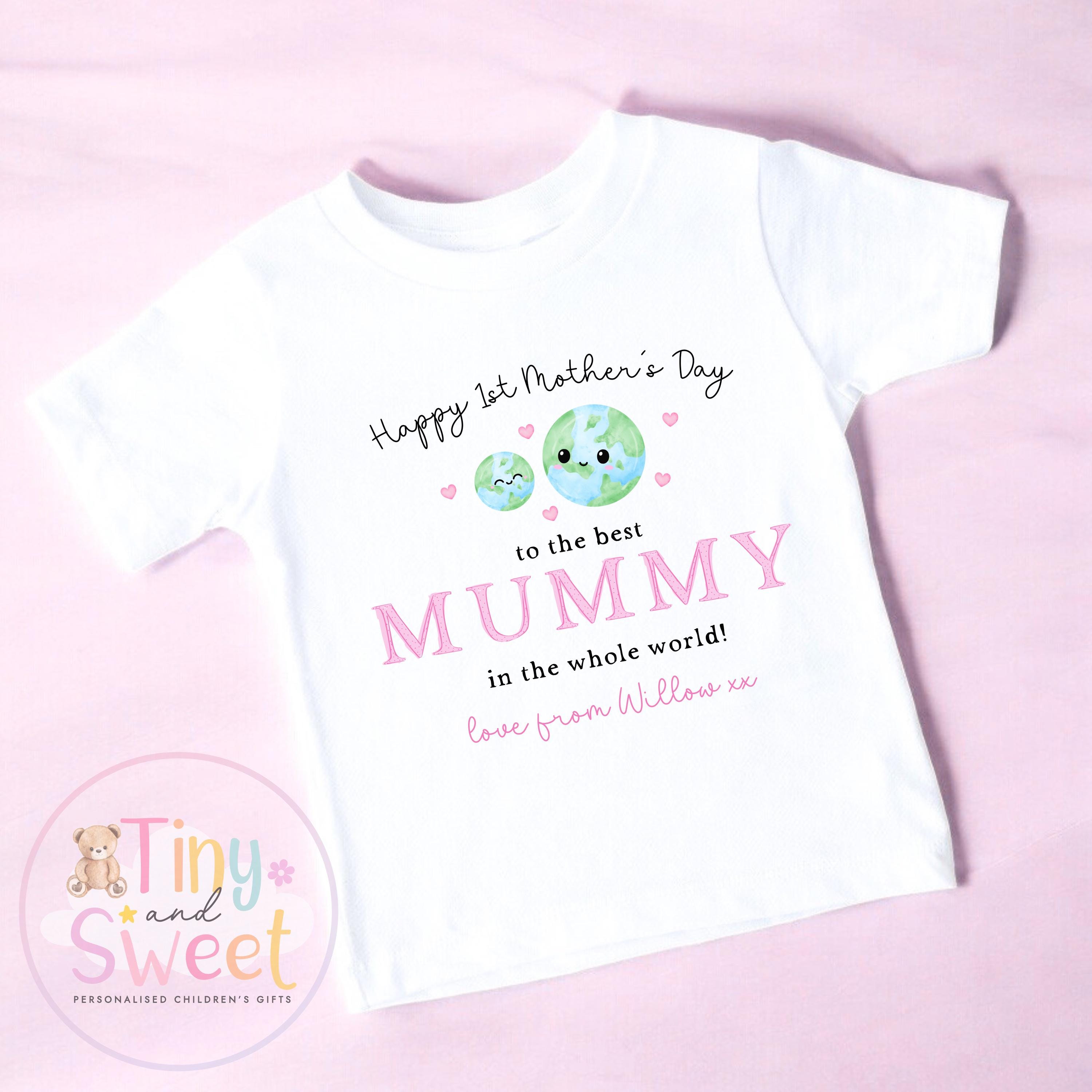Mothers Day T Shirt, Mothers Day Babygrow, 1st Mothers Day as My Mummy, New Mum Gift, Mothers Day, Mum, Sleepsuit Babygrow Bodysuit
