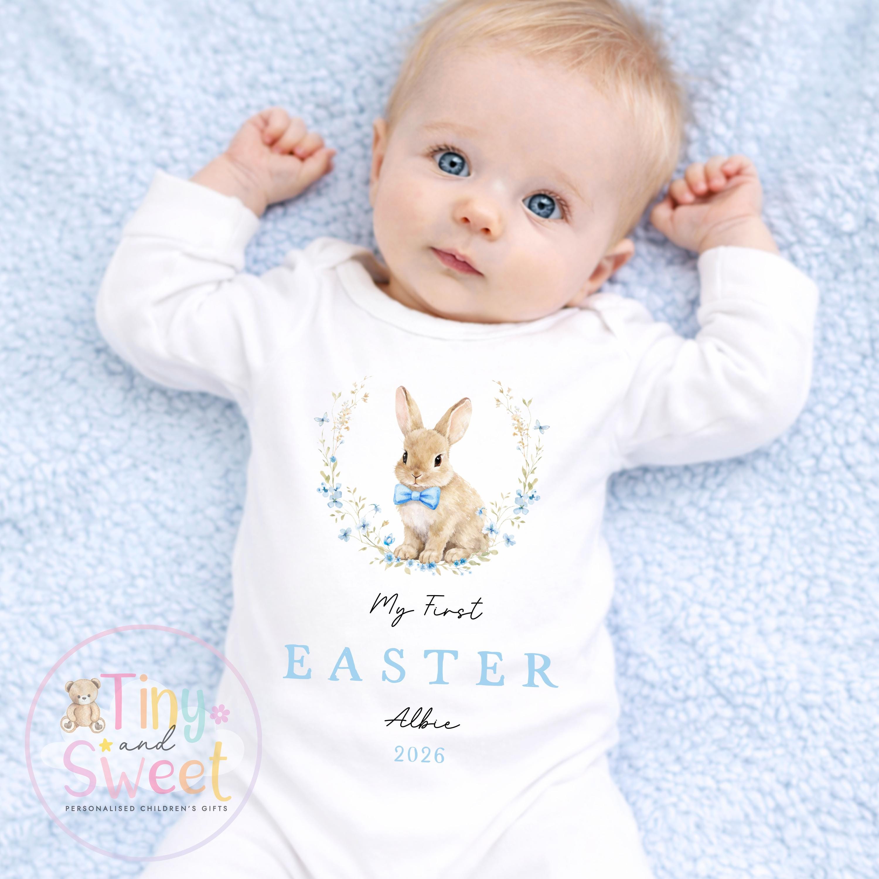 My First Easter Babygrow/Sleepsuit - 100% Cotton T Shirt/Vest