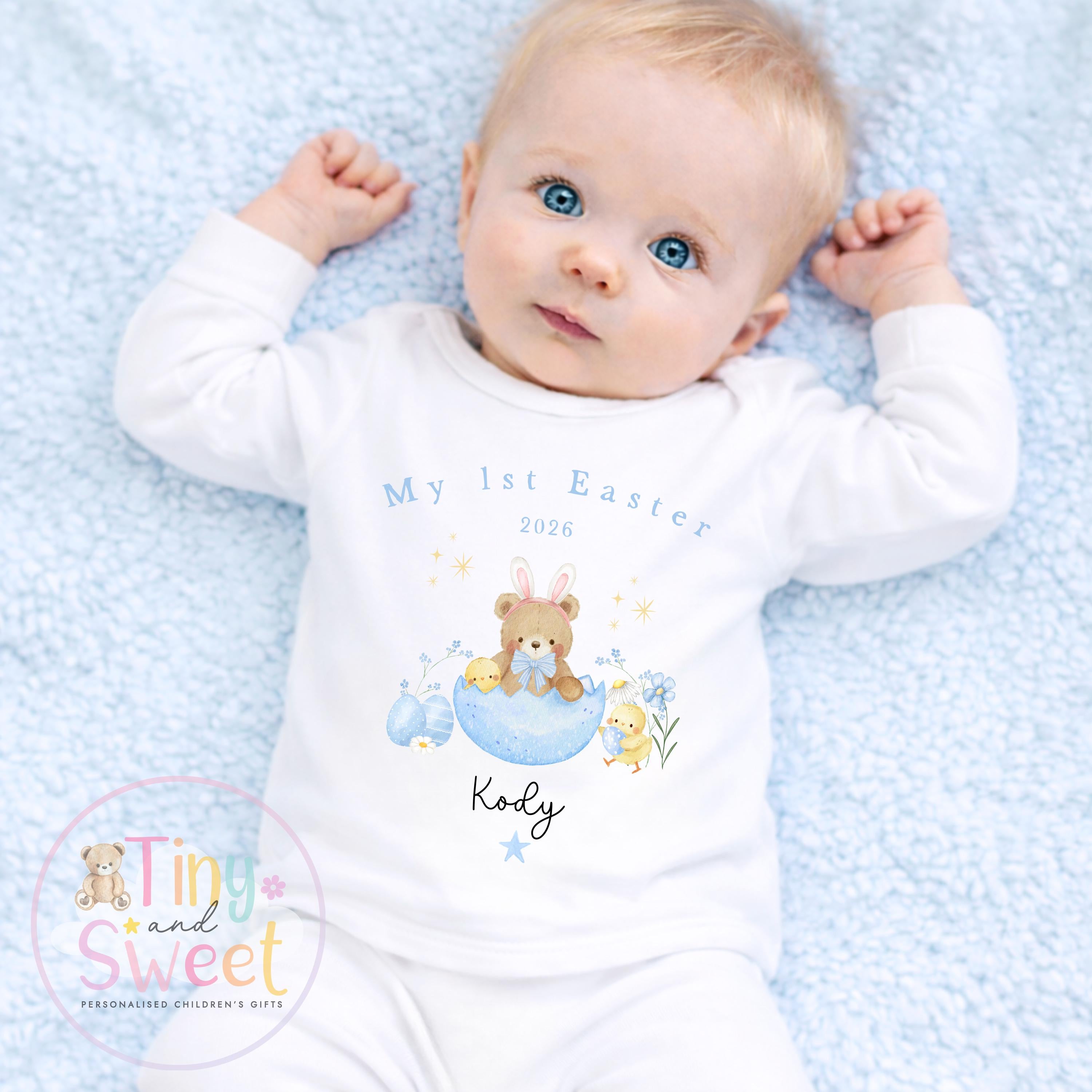 My First Easter Teddy Bear Pyjamas - 1st Easter Baby Pjs
