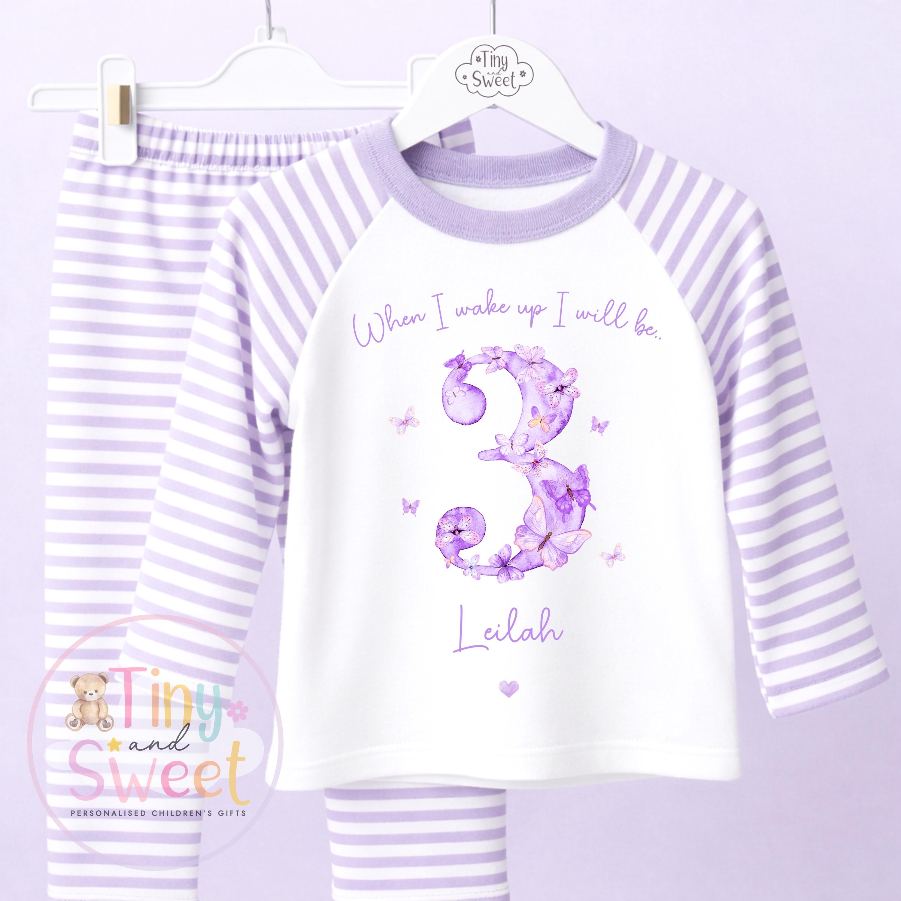 Personalised Birthday Butterfly Set - When i wake up i&