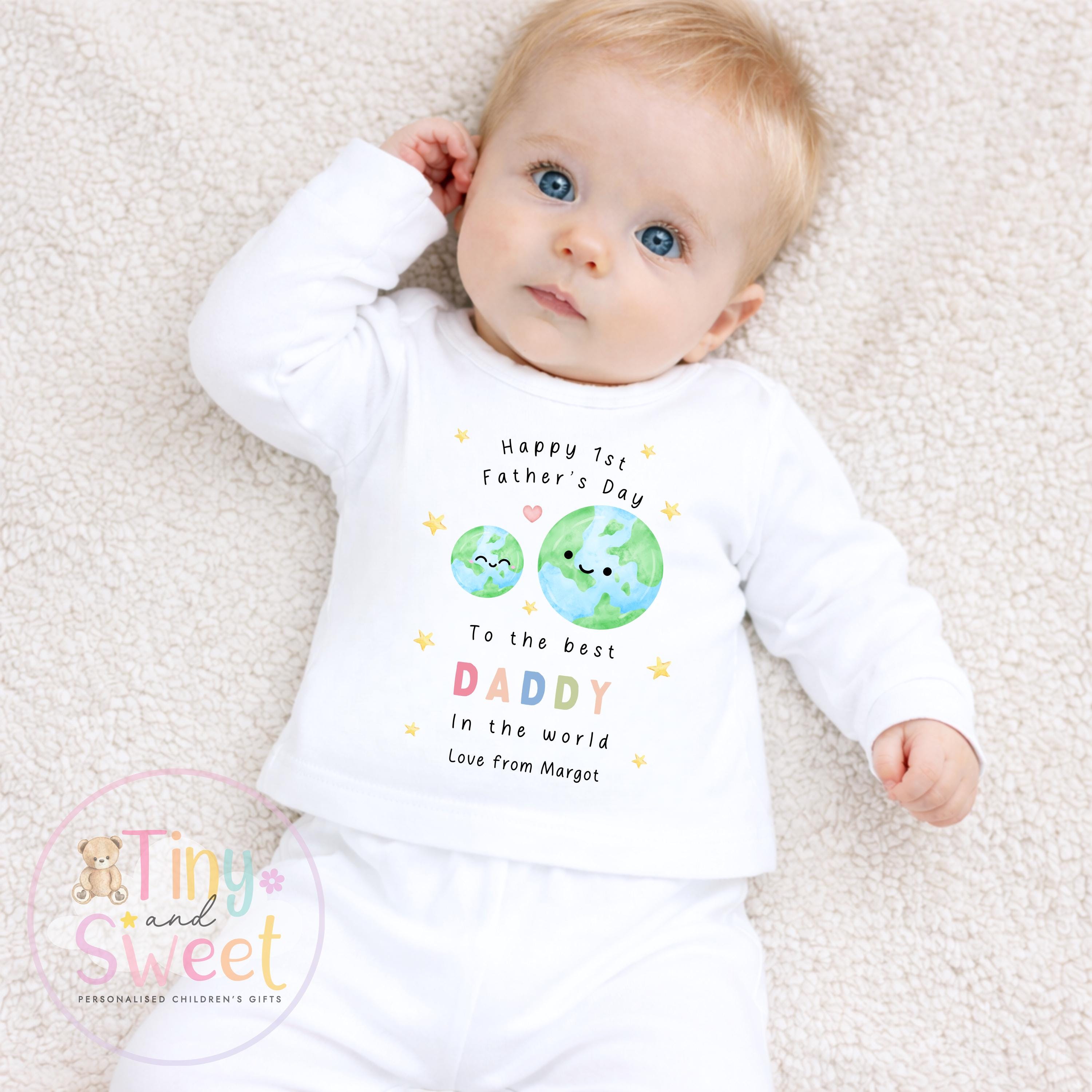Fathers Day T Shirt, 1st Fathers Day As My Daddy, New Dad Gift, Fathers Day, 1st Fathers Day Babygrow, Sleepsuit Babygrow Bodysuit, Dad