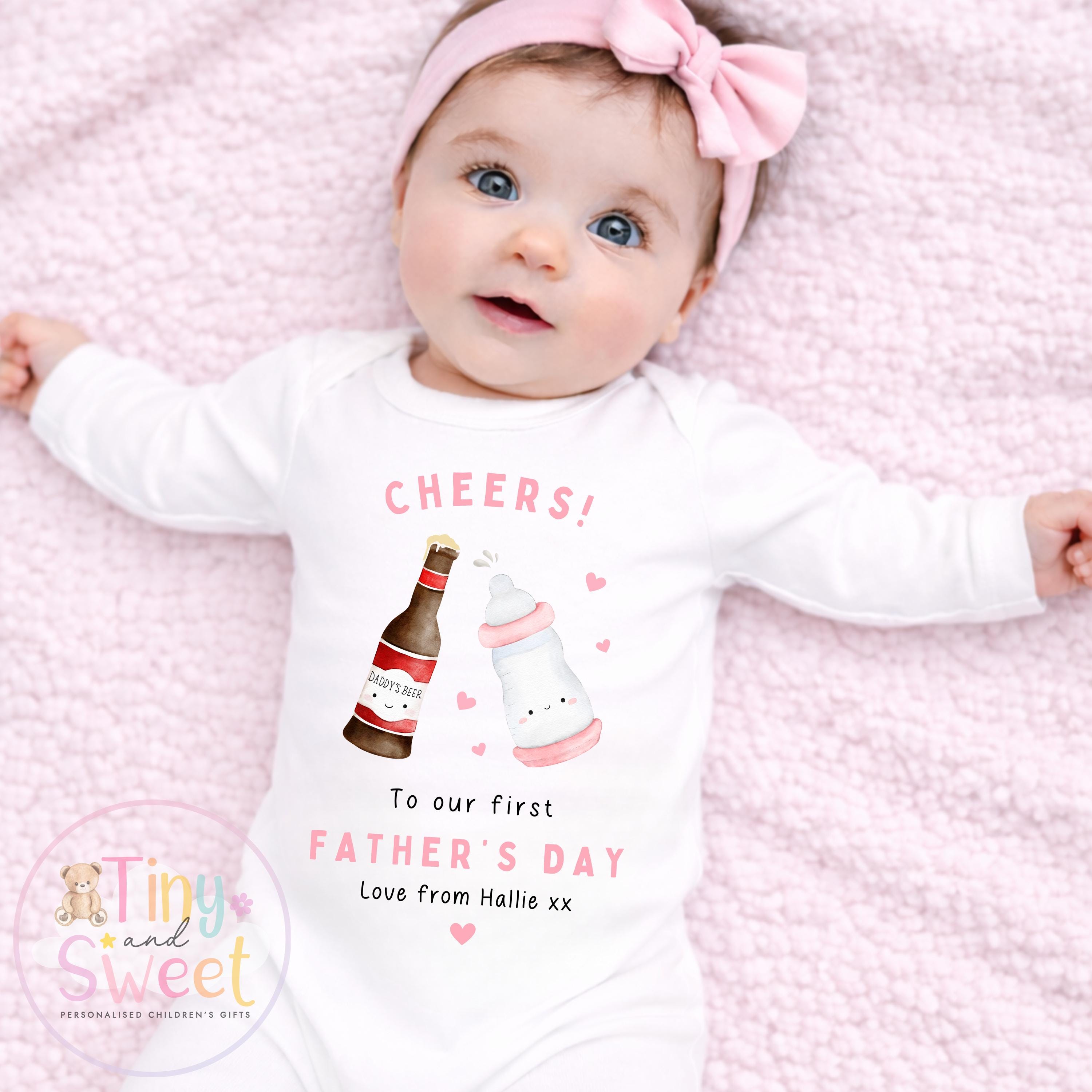 Fathers Day Sleepsuit, 1st Fathers Day As My Daddy, New Dad Gift, Fathers Day, 1st Fathers Day Babygrow, Sleepsuit Babygrow Bodysuit, Dad