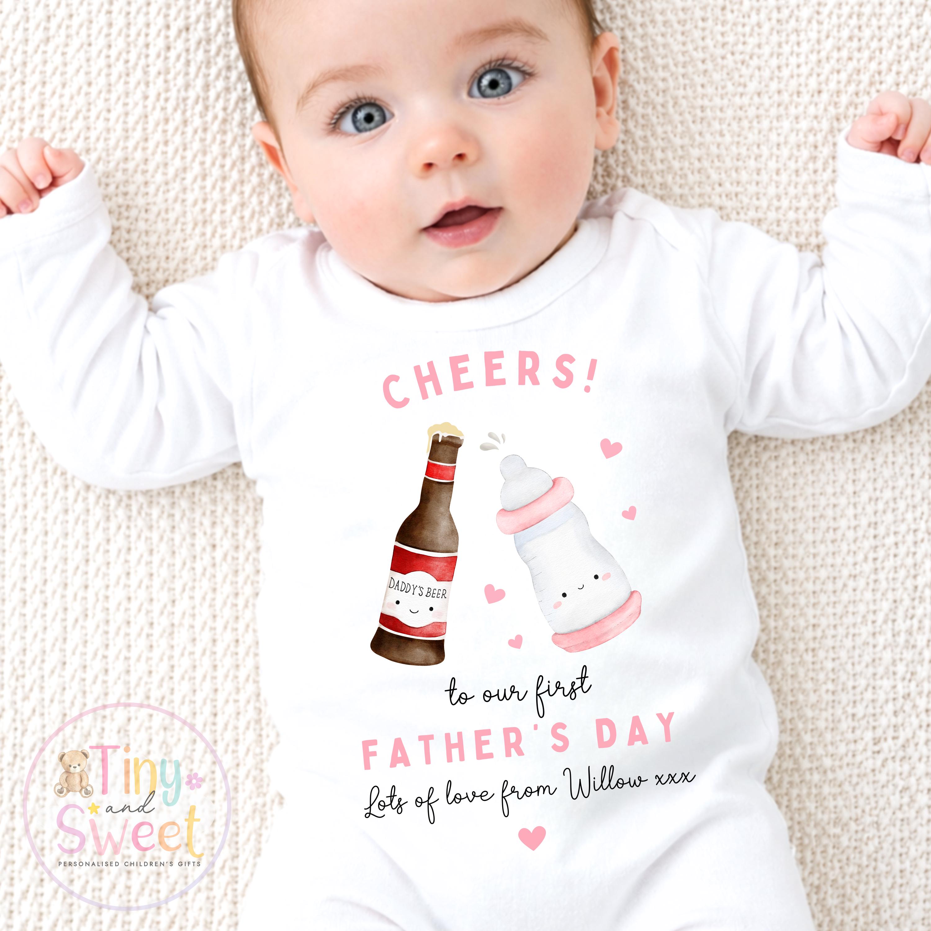 First Father’s Day Baby T Shirt, 1st Father’s Day as My Daddy Babygrow, New Dad Gift, Father’s Day Bodysuit, Baby Outfit