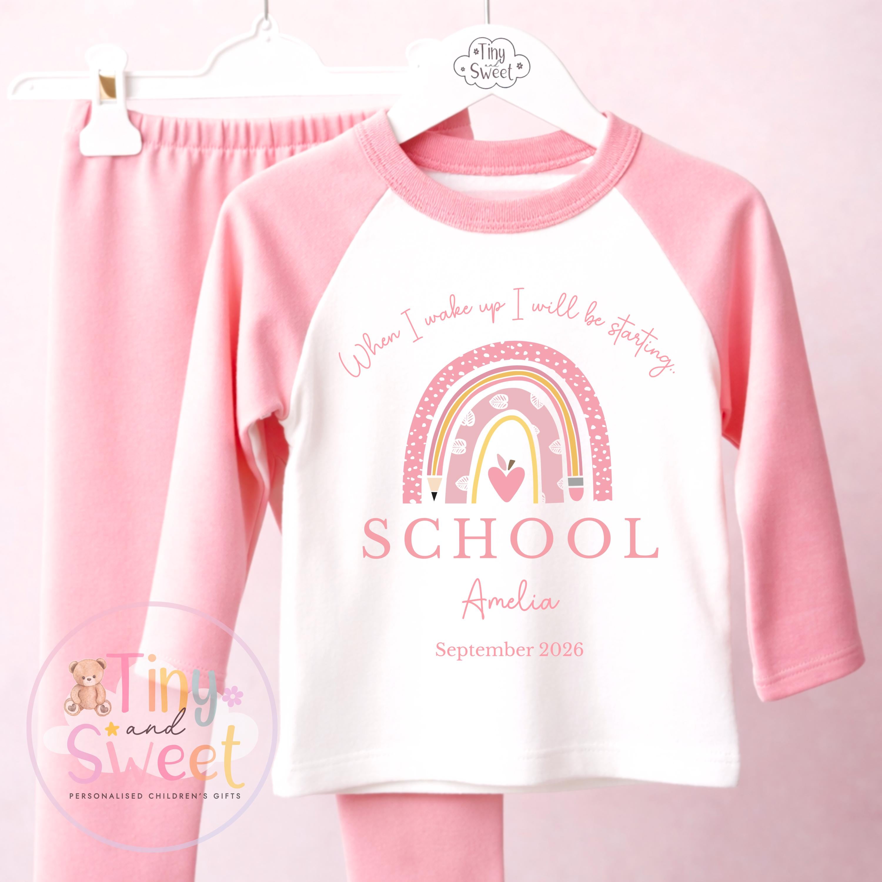 Starting School Personalised Pyjamas, When I Wake Up i&