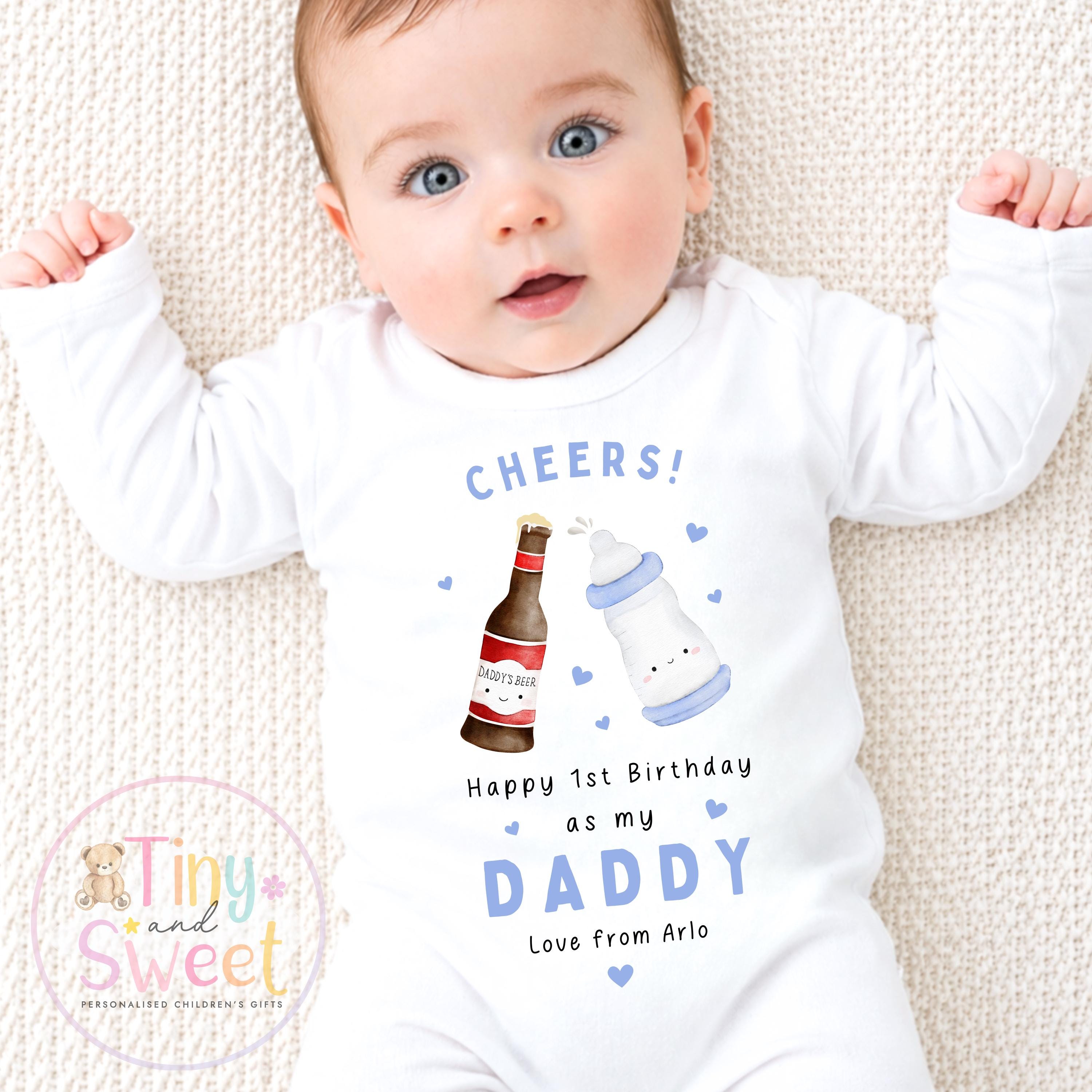 CHEERS Daddy Personalised Babygrow