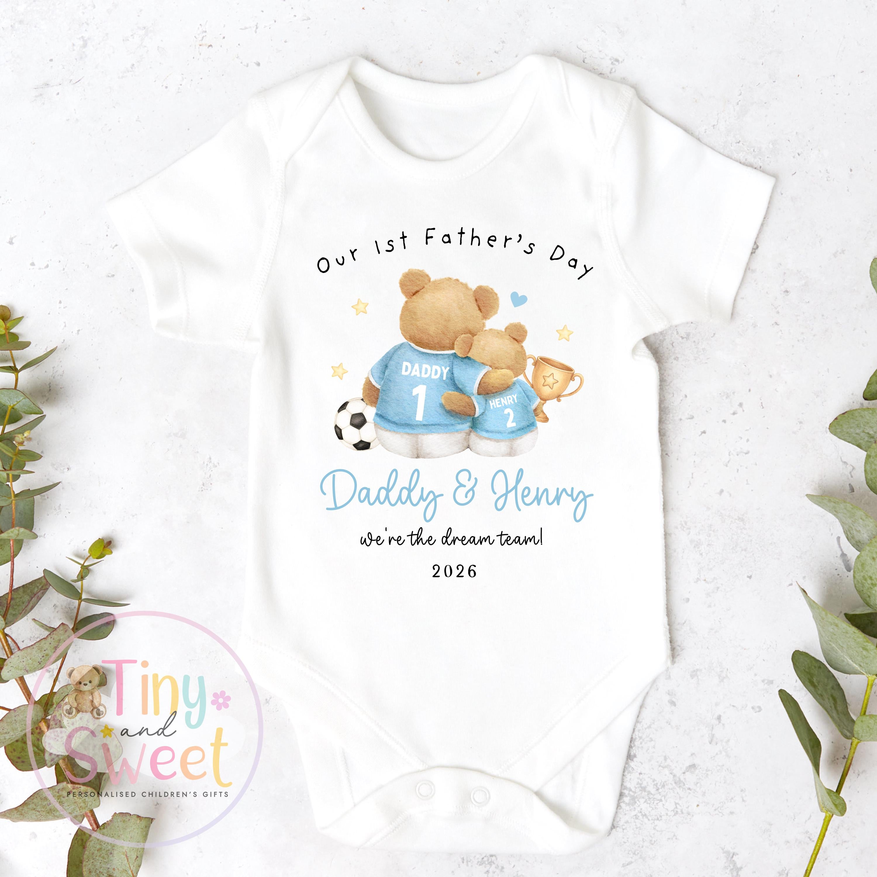 First Father’s Day Football Baby T Shirt, 1st Father’s Day as My Daddy Babygrow, New Dad Gift, Father’s Day Bodysuit, Baby Outfit