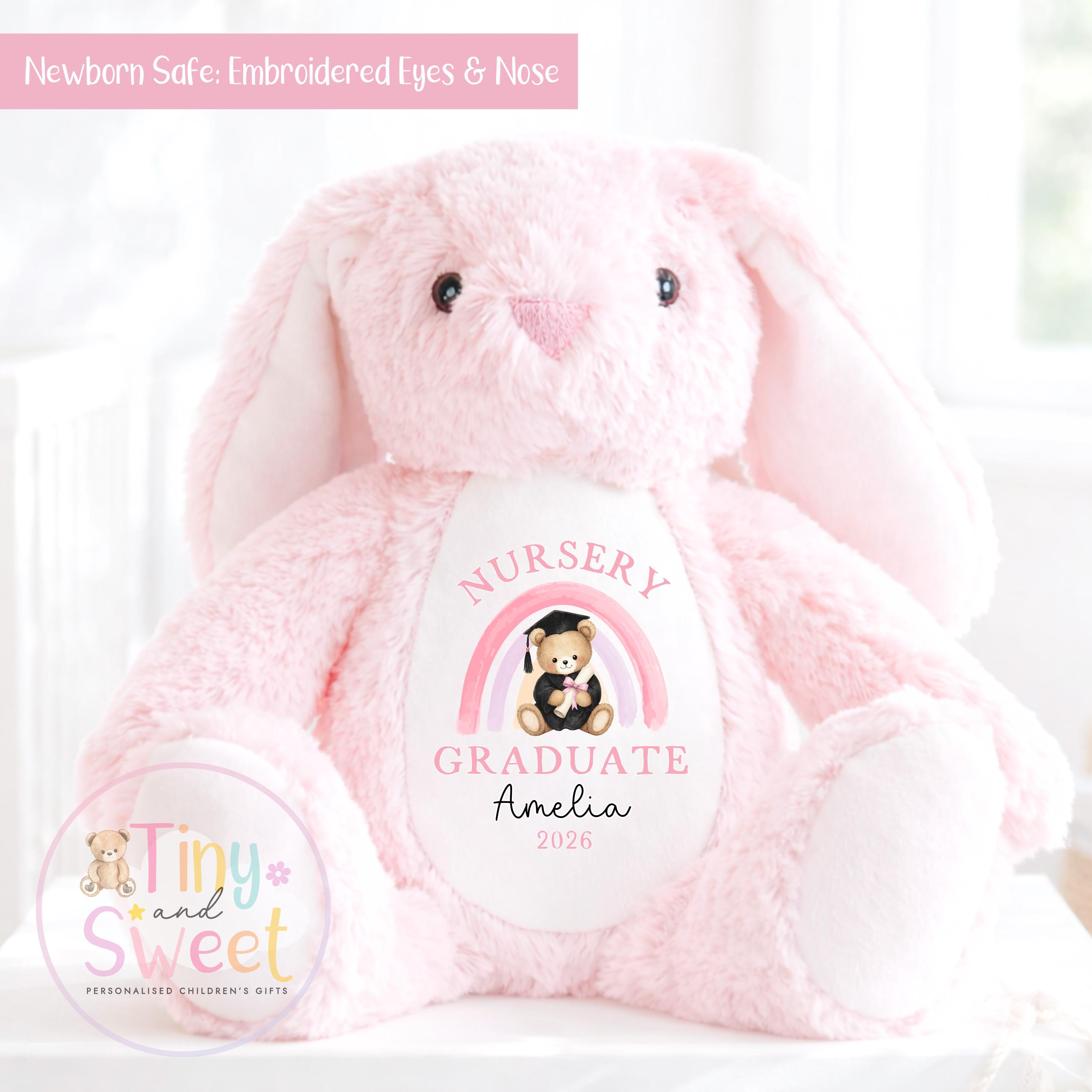 Personalised Nursery Graduation T Shirt, Boys & Girls, Pre School Keepsake, Nursery Leavers T Shirt, Nursery Keepsake Leaver Gift
