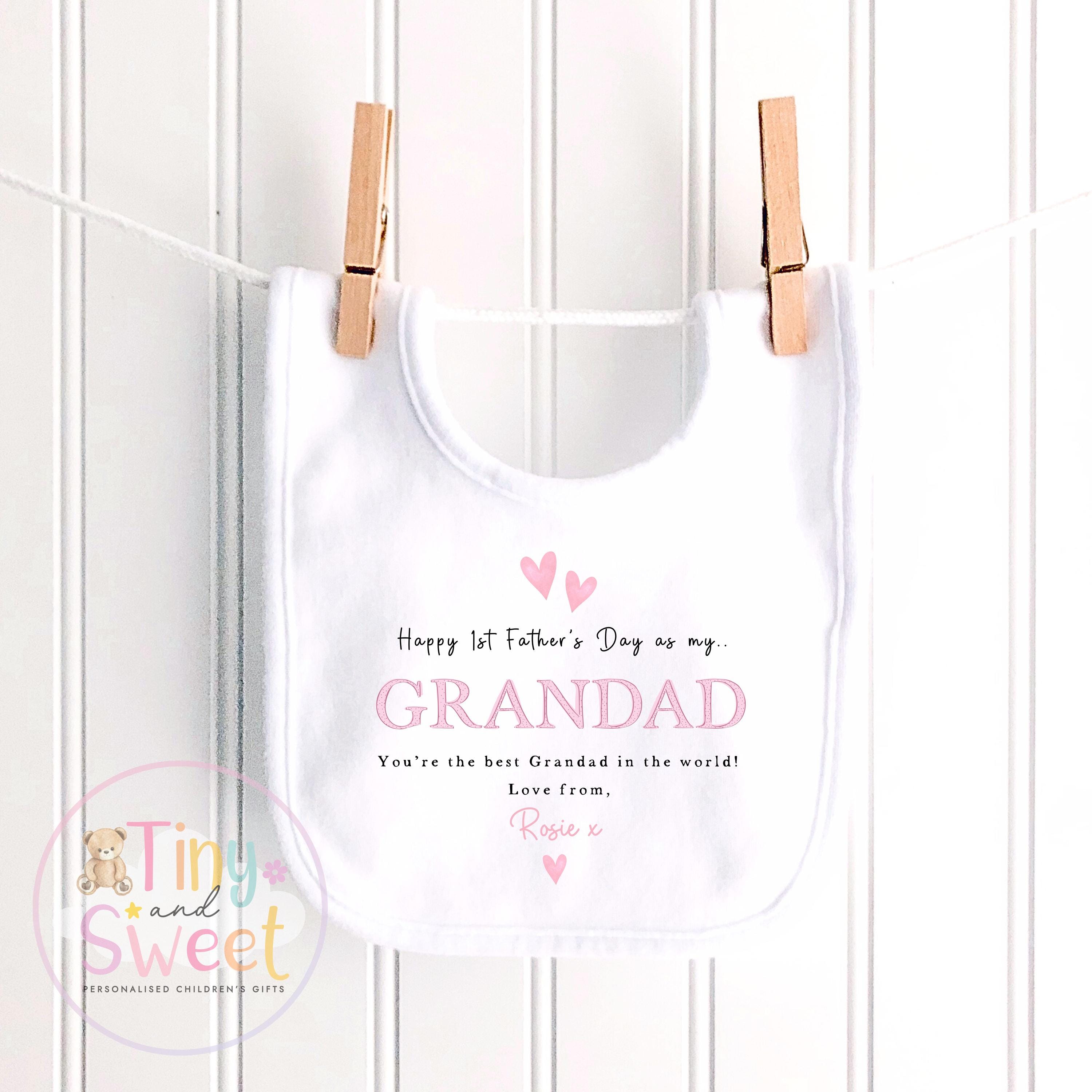 Fathers Day Grandad T Shirt, 1st Fathers Day As My Grandad, New Grandad Gift, Fathers Day, 1st Fathers Day Babygrow, Sleepsuit Babygrow
