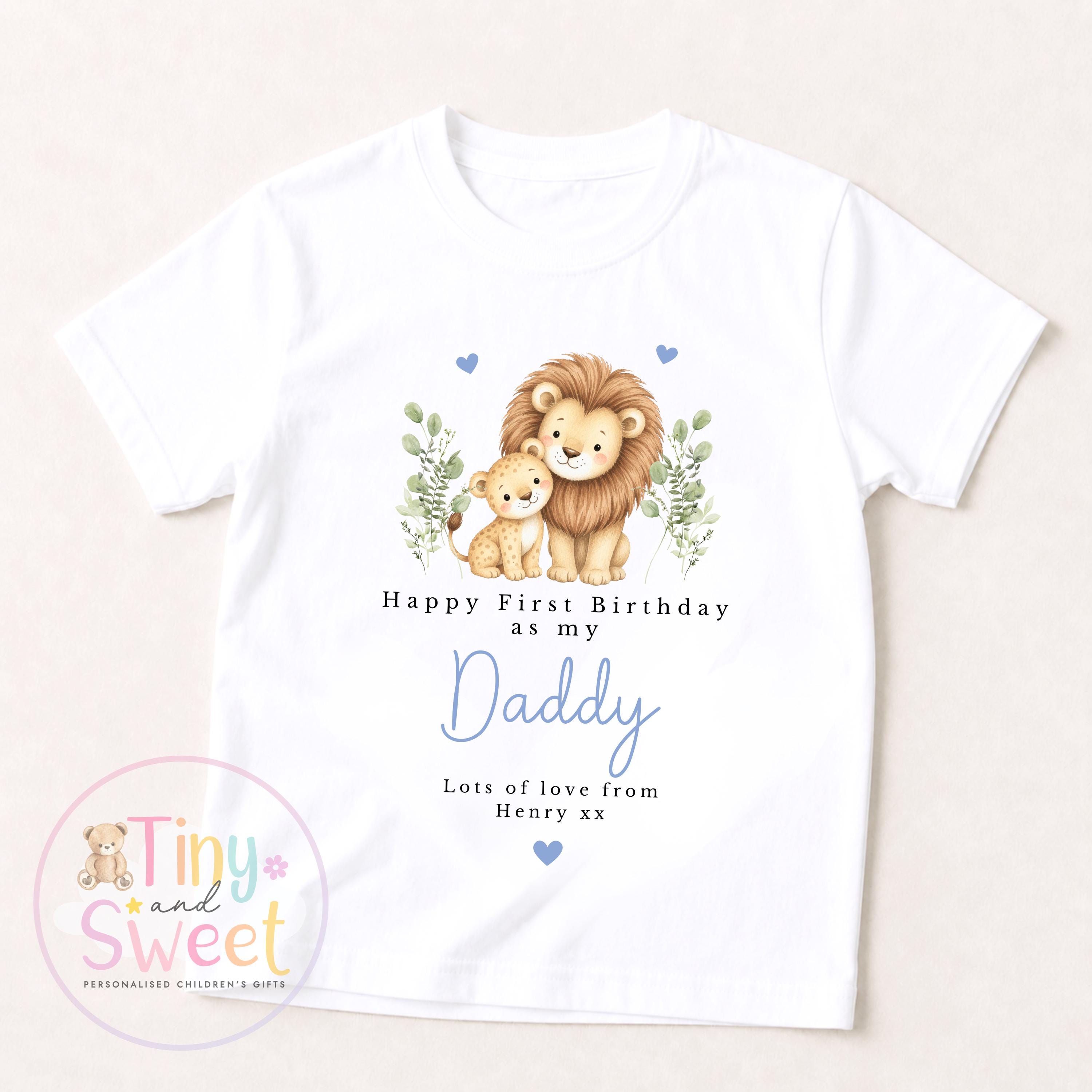 Happy Birthday Daddy, 1st Birthday as My Daddy, New Dad Gift, Dad Birthday, Daddy Birthday, Sleepsuit Babygrow Bodysuit Dad Birthday