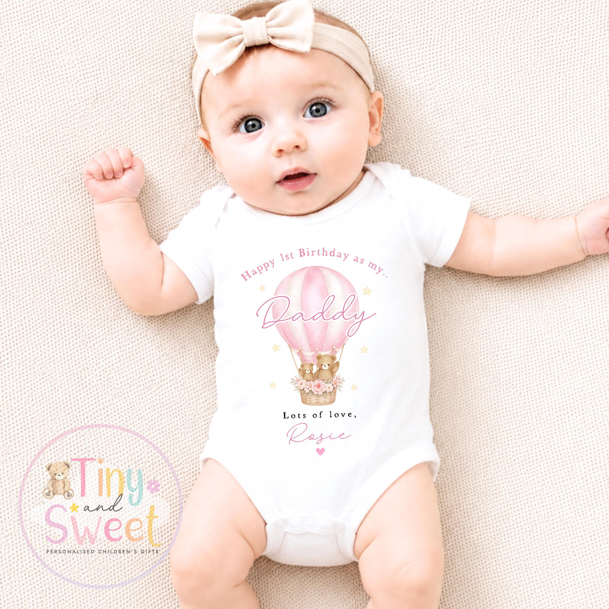 Happy Birthday Daddy, 1st Birthday as My Daddy, New Dad Gift, Dad Birthday, Daddy Birthday, Sleepsuit Babygrow Bodysuit Dad Birthday