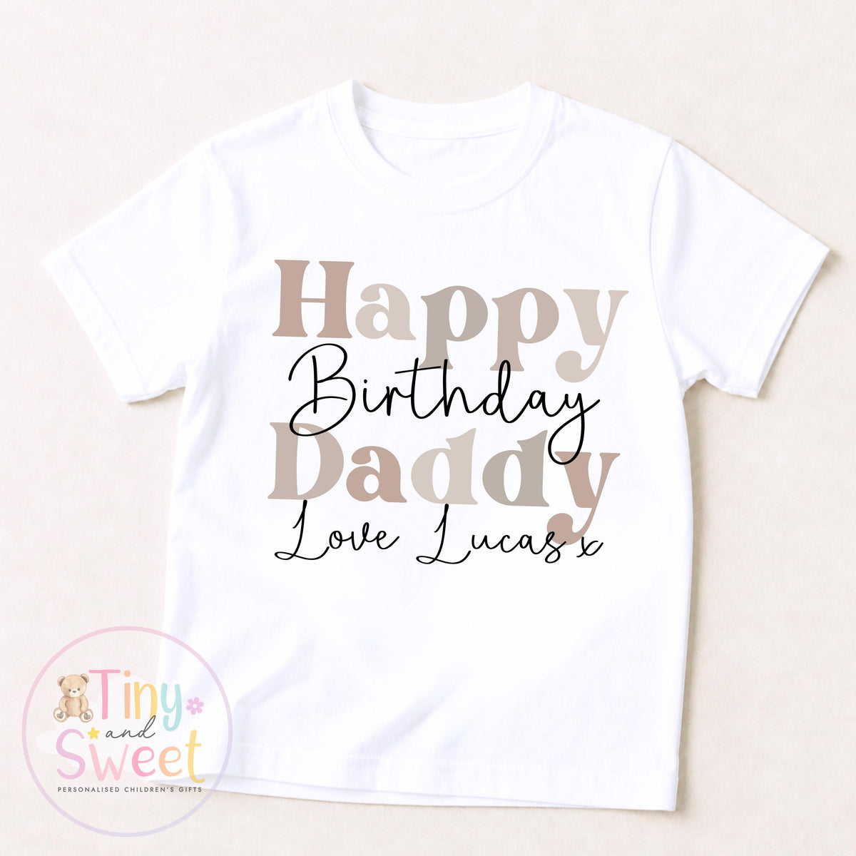 Happy Birthday Daddy T Shirt, Daddy birthday Gift, New Dad Gift, Daddys birthday, 1st birthday as my daddy, Toddler Daddy Birthday Tee
