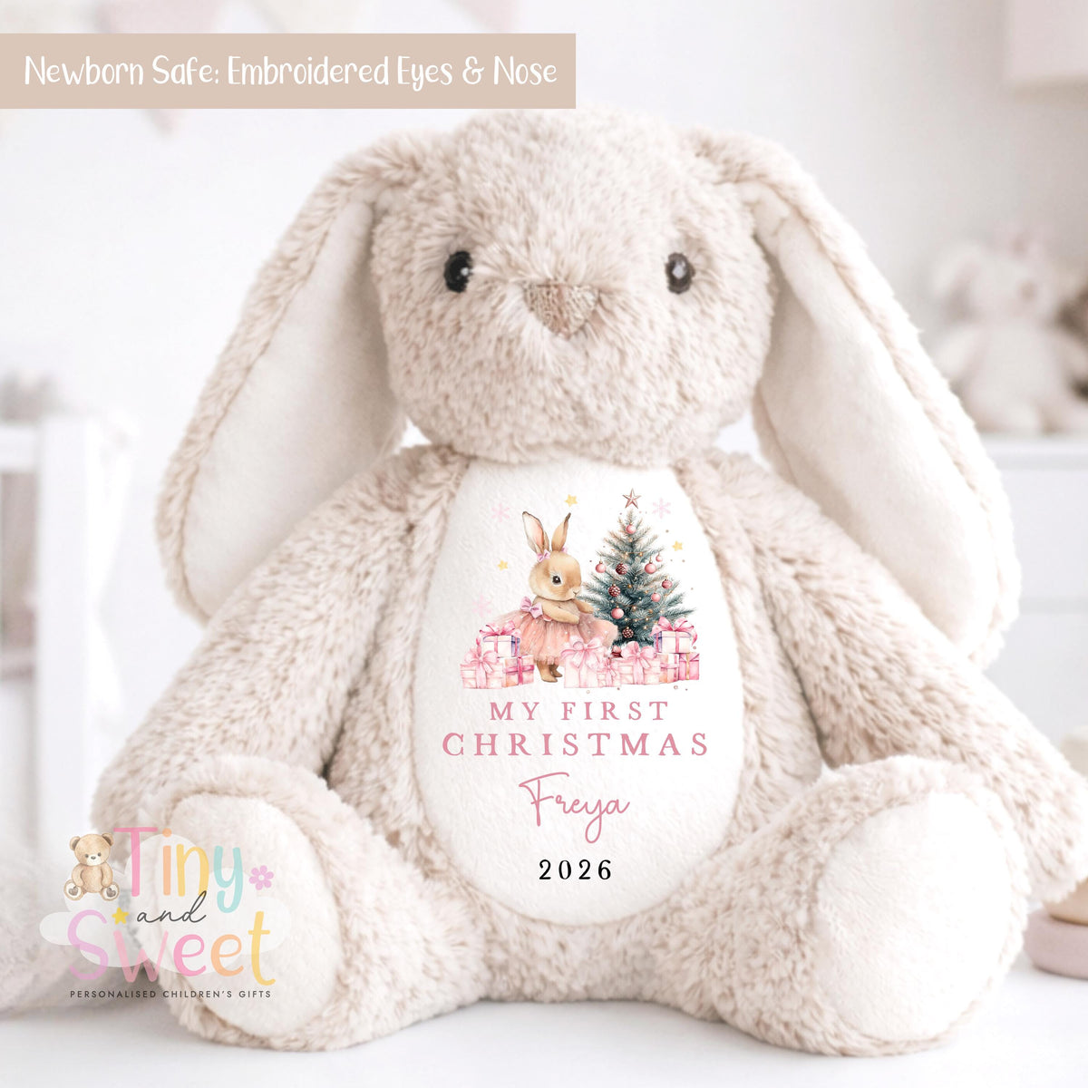 Personalised Christmas Teddy, Personalised Christmas Toy, 1st Christmas, 1st Christmas Toy, Christmas Plush, Christmas Teddy, Christmas Gift