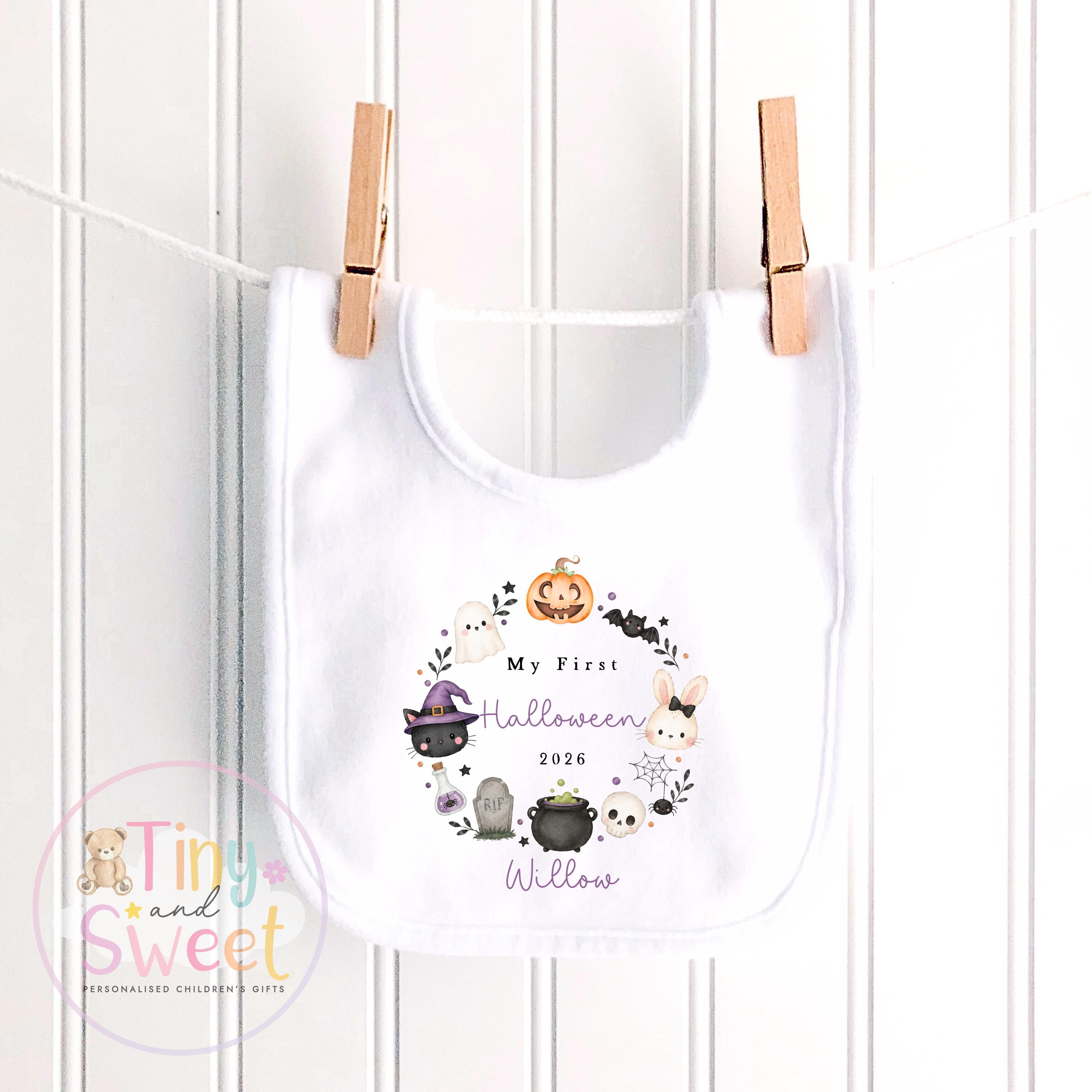 First Halloween Sleepsuit, Baby 1st Halloween Gift Idea, 1st Halloween Babygrow, Halloween Outfit for baby, Halloween costume