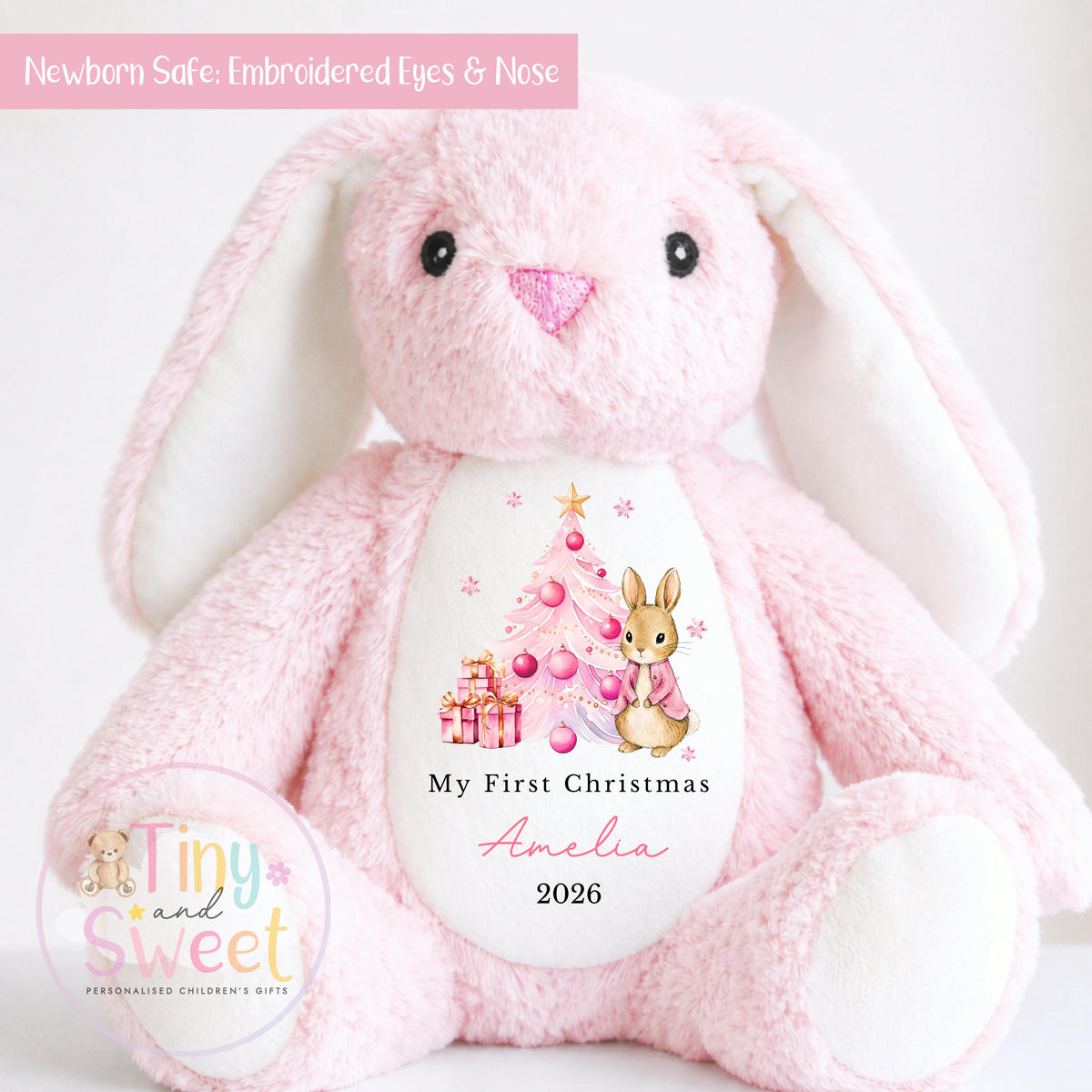Personalised Christmas Teddy, Personalised Christmas Toy, 1st Christmas, 1st Christmas Toy, Christmas Plush, Christmas Teddy, Christmas Gift
