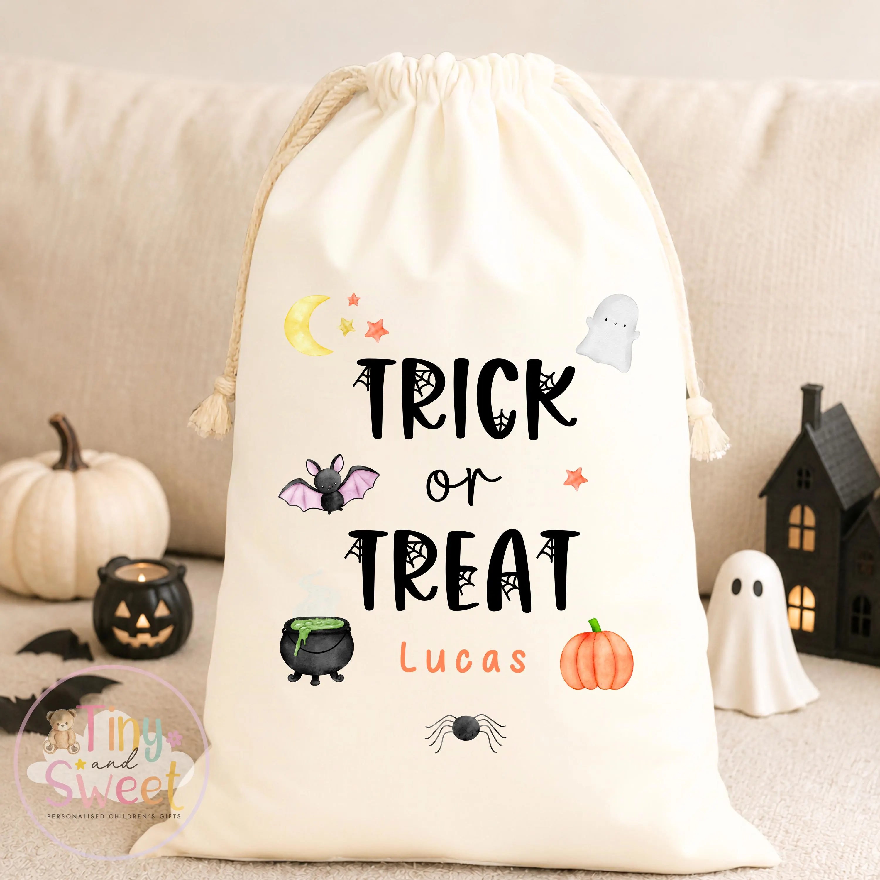 Halloween Medley Trick or Treat Personalised Bag