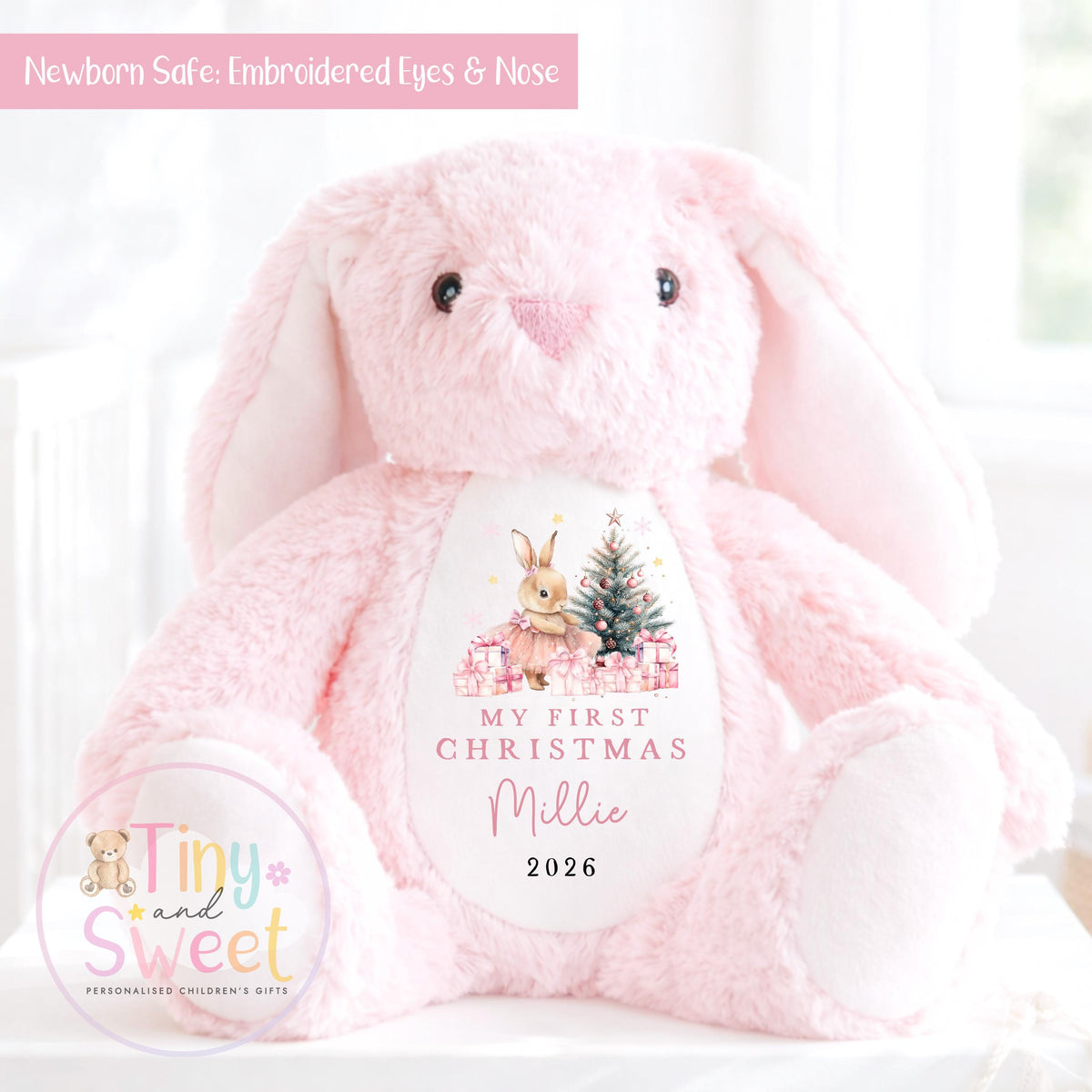 Personalised Christmas Teddy, Personalised Christmas Toy, 1st Christmas, 1st Christmas Toy, Christmas Plush, Christmas Teddy, Christmas Gift