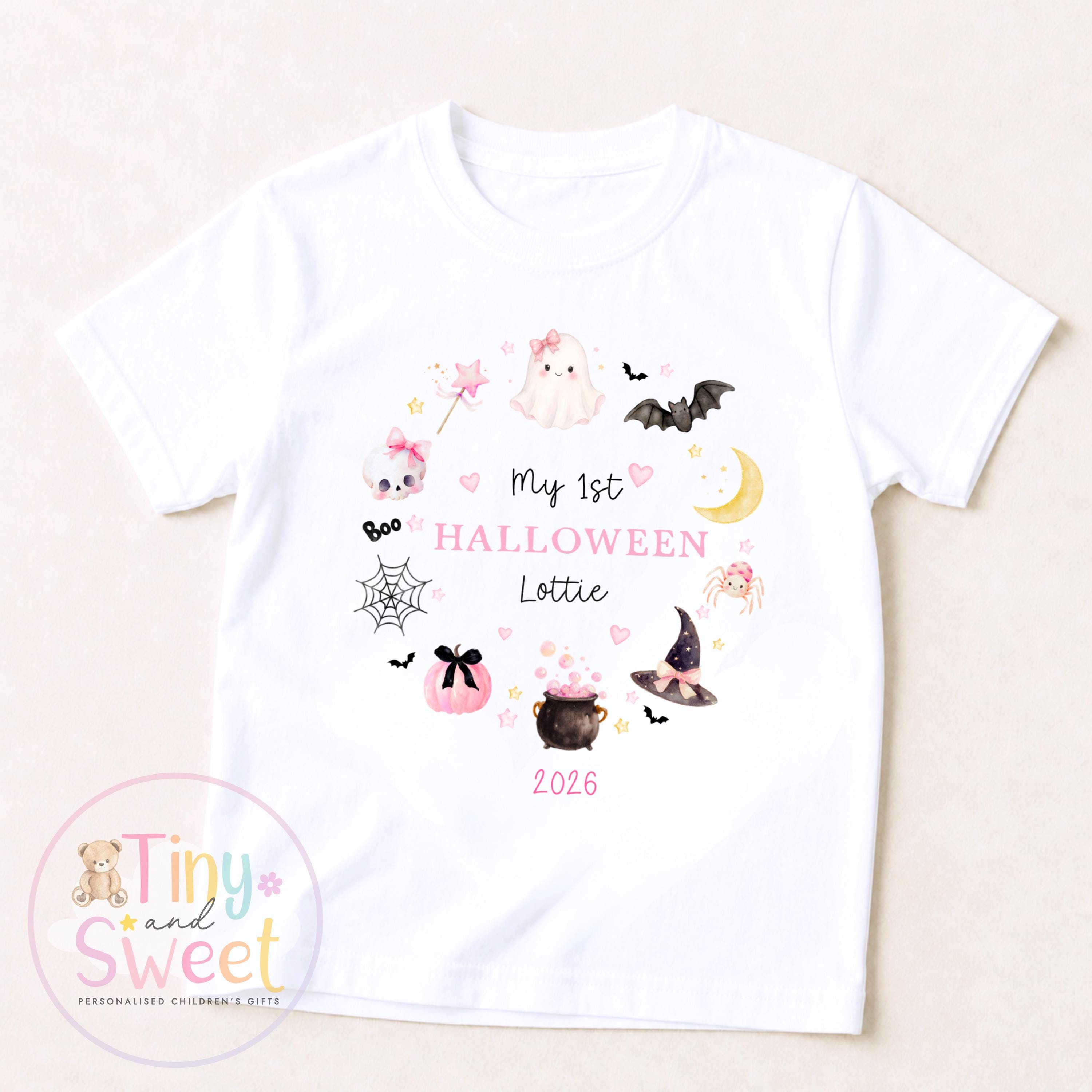 Personalised First Halloween Sleepsuit, Baby Halloween Outfit, Halloween Newborn Gift, First Halloween Babygrow, 1st Halloween Baby Gift