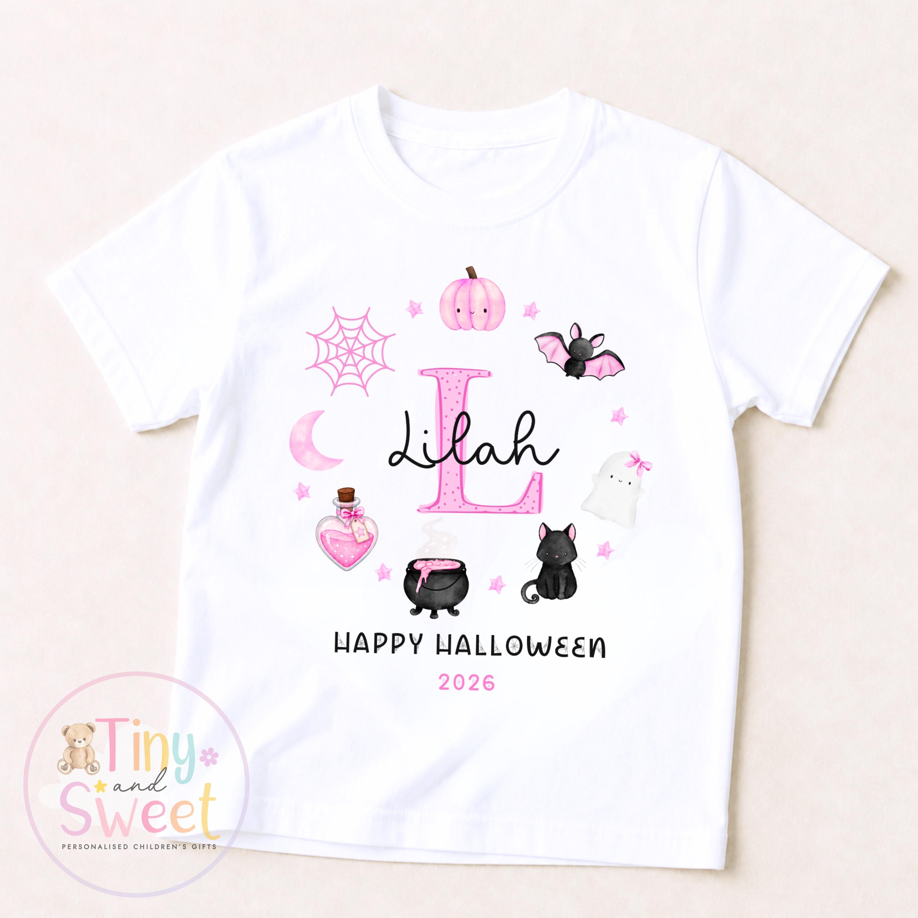 Personalised Halloween T Shirt or Sweatshirt for Kids, Halloween Top, Pumpkin T Shirt, Kids Halloween Outfits, Boys or Girls Halloween Gift