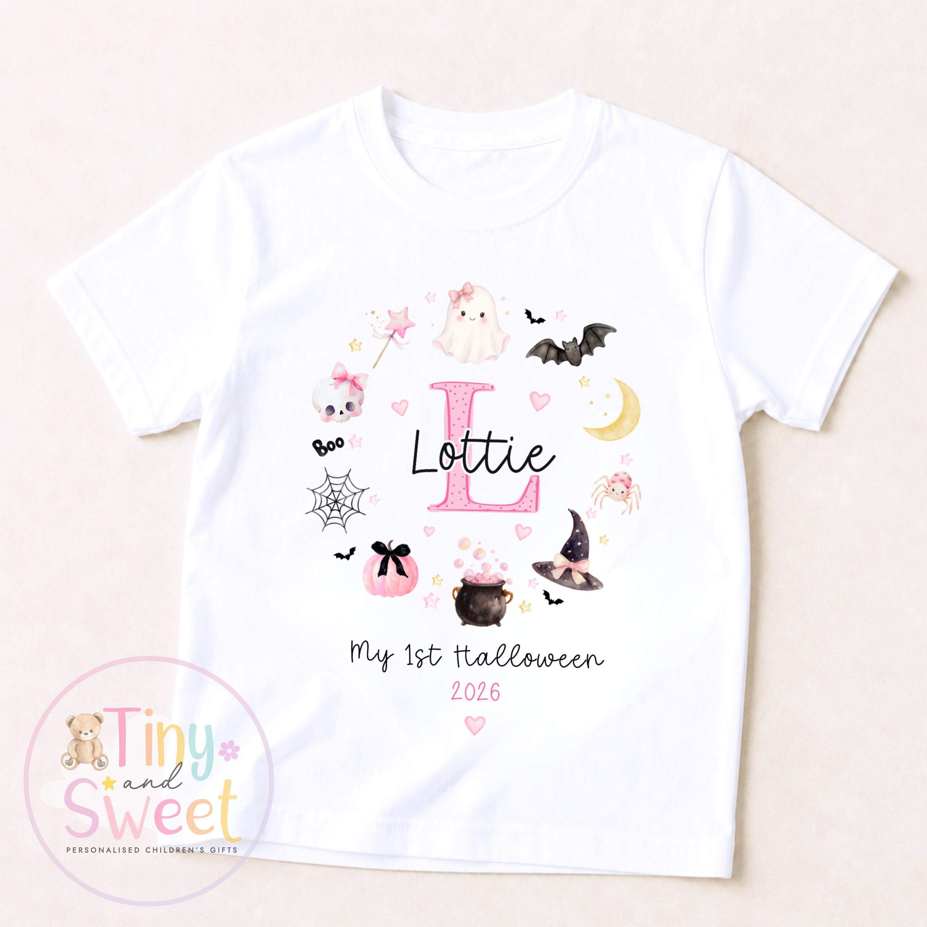 Personalised First Halloween Baby Grow , My First Halloween, Custom Name Sleepsuit, Baby’s First Halloween, Halloween Baby Outfit