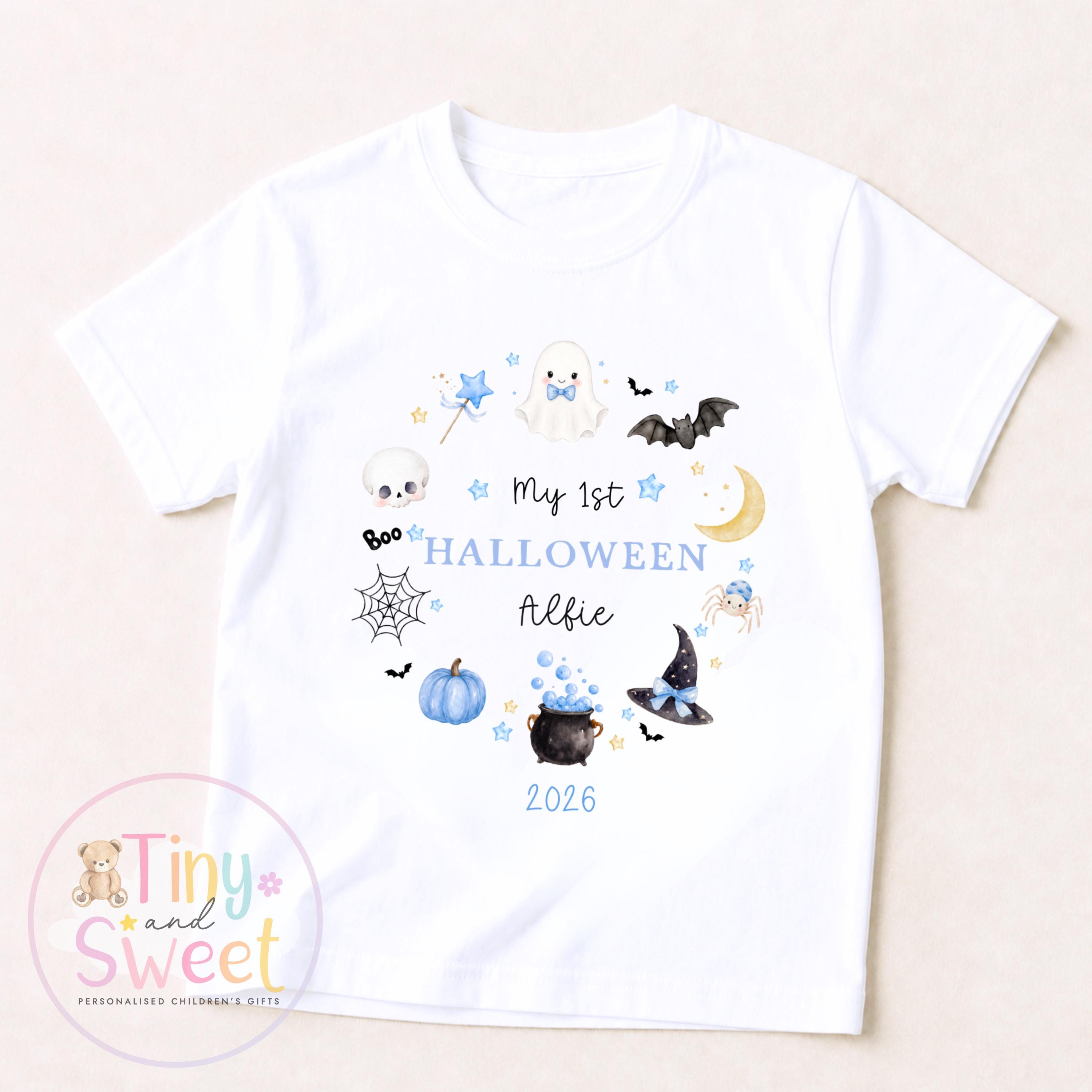 Personalised First Halloween Baby Grow , My First Halloween, Custom Name Sleepsuit, Baby’s First Halloween, Halloween Baby Outfit